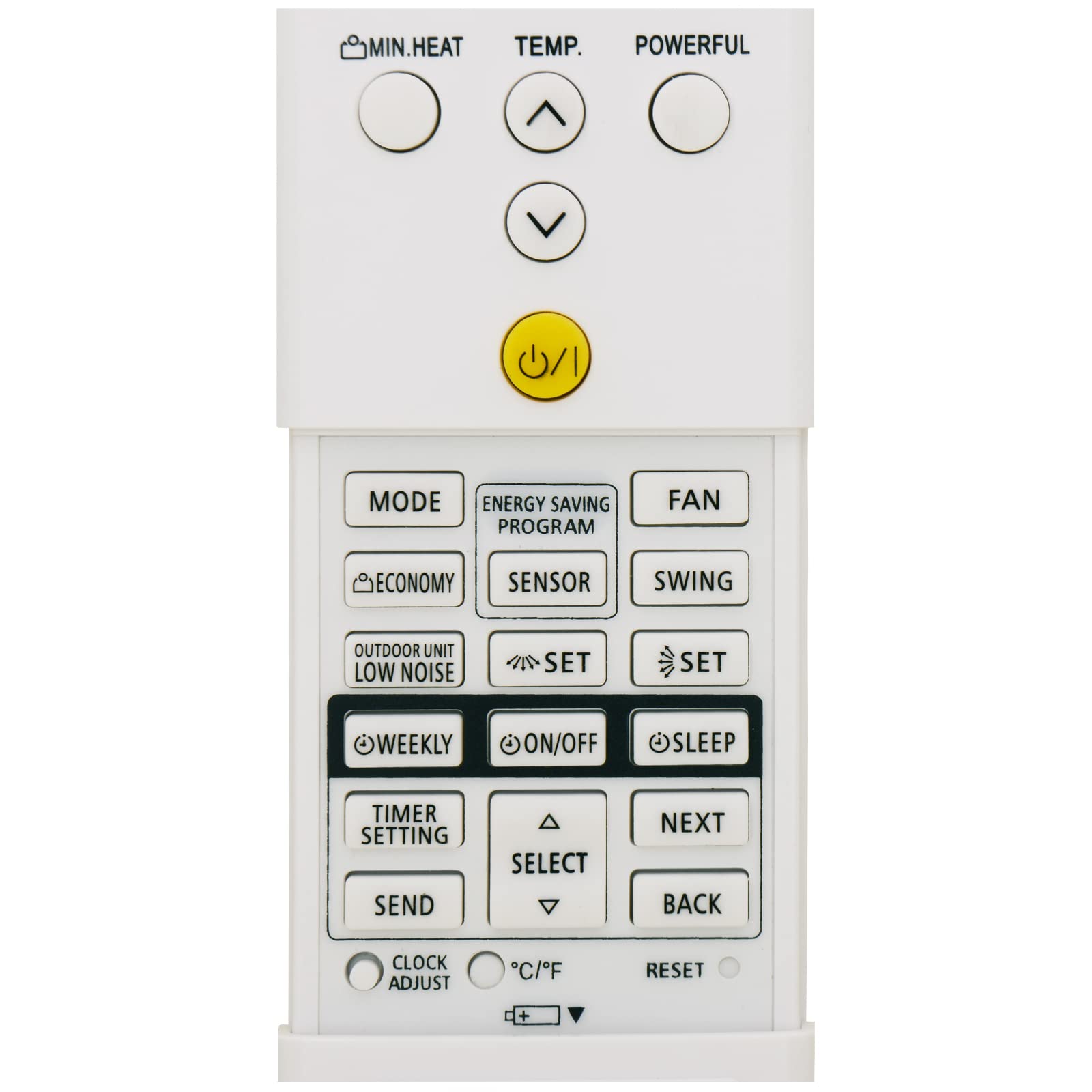 Replacement For Fujitsu Air Conditioner Remote Control Ar Ref1U Ar Red1U Ar Reg1U Ar Rey1U Ar Rem1U Ar Ref1E Ar Ref2E Ar Rea1E A