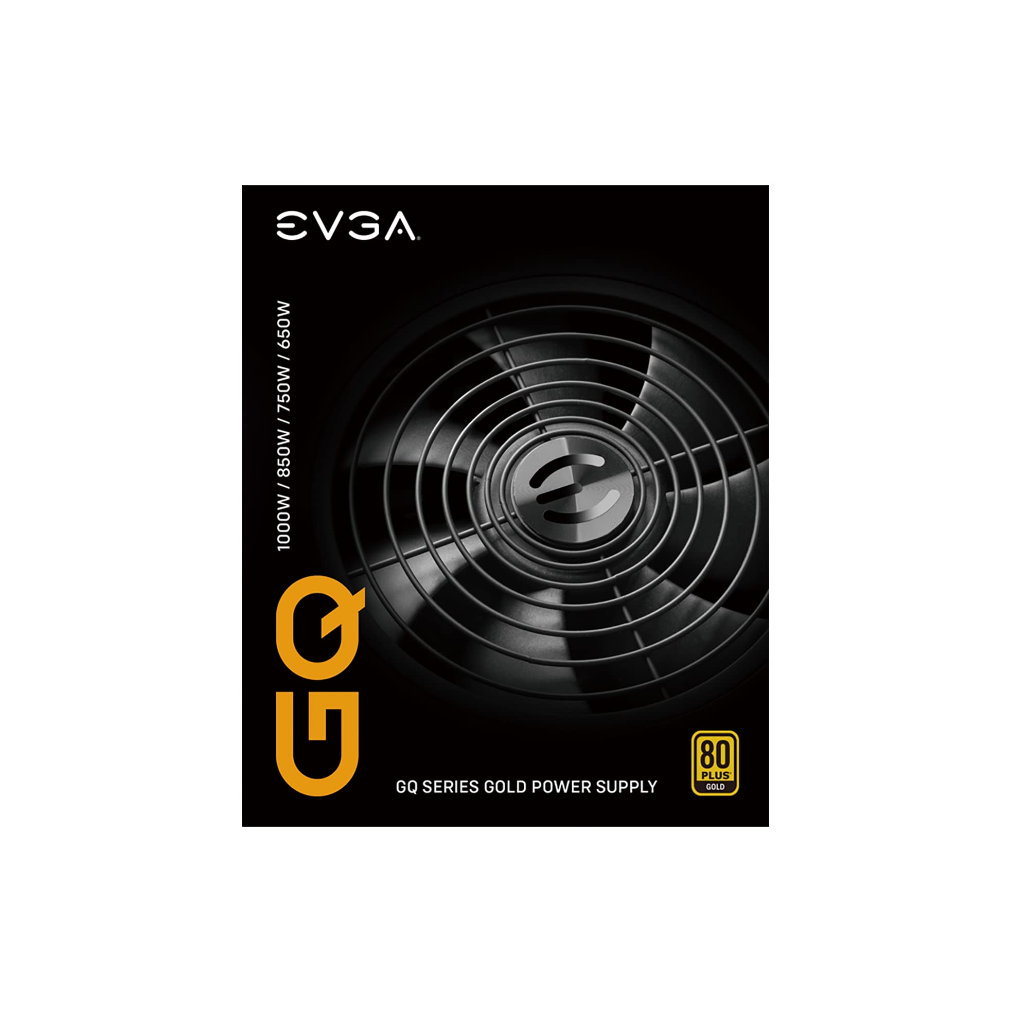 Evga 850 Gq, 80+ Gold 850W, Semi Modular, Evga Eco Mode, 5 Year Warranty, Power Supply 210-Gq-0850-V1,Black