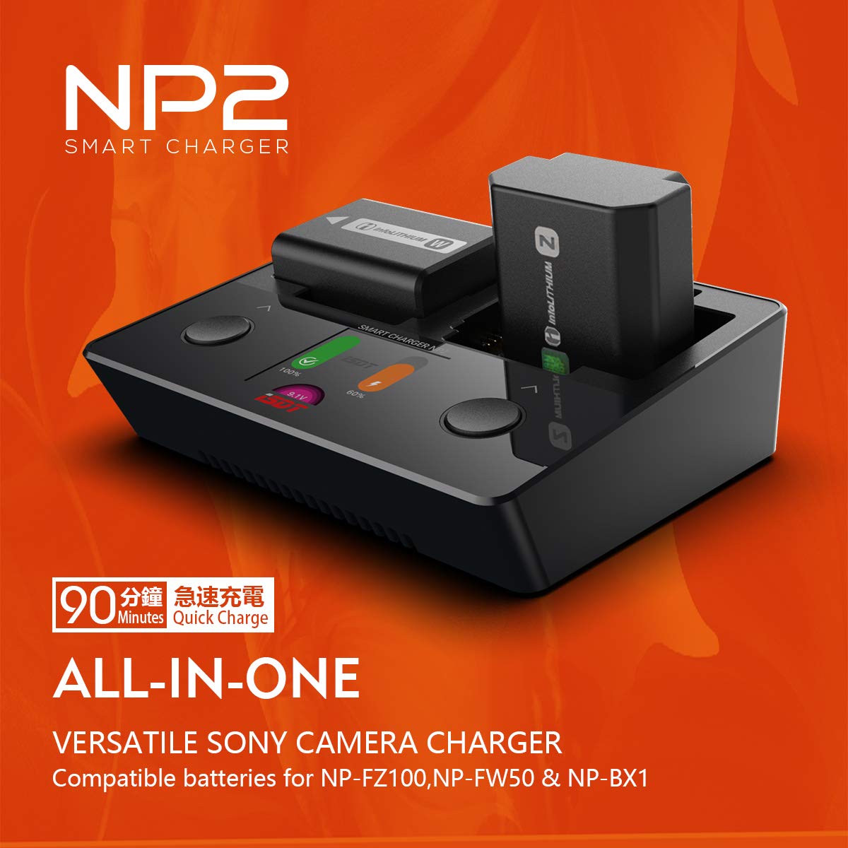 Isdt Np Fz100 Np Fw50 Np Bx1 Camera Battery Charger Set For Sony Batteries Cyber Shot Dsc Rx100, Dsc Rx100 Ii, Dsc Rx100M Ii, Ds
