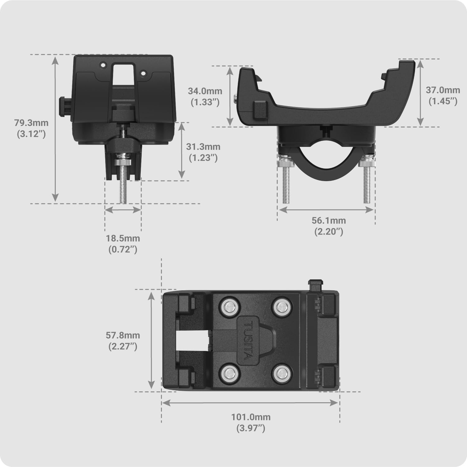 Tusita Bicycle Gps Mount Compatible With Garmin Montana 700 700I 750I   Handlebar