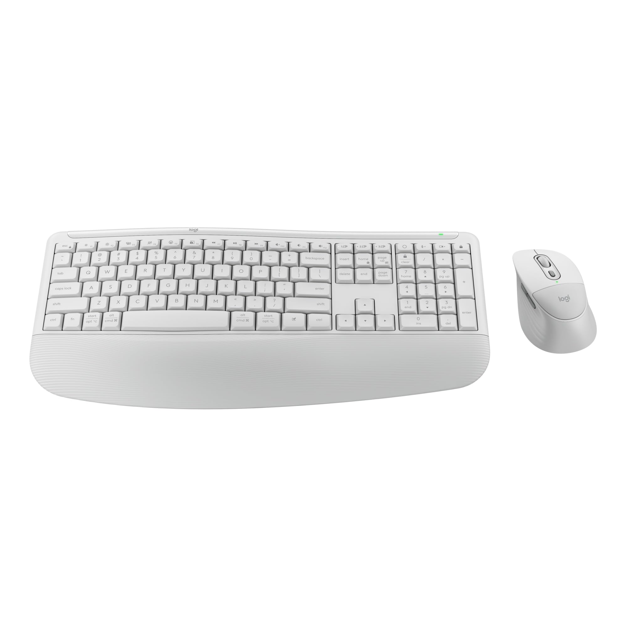 Logitech Signature Comfort Plus Combo Mk880 (Off-White)
