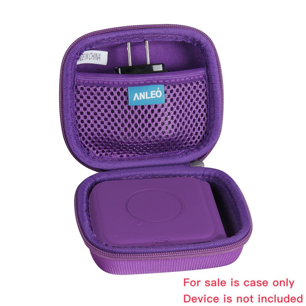 Anleo Hard Travel Case For Ucomx Nano 3 In 1 Wireless Charger (Purple)