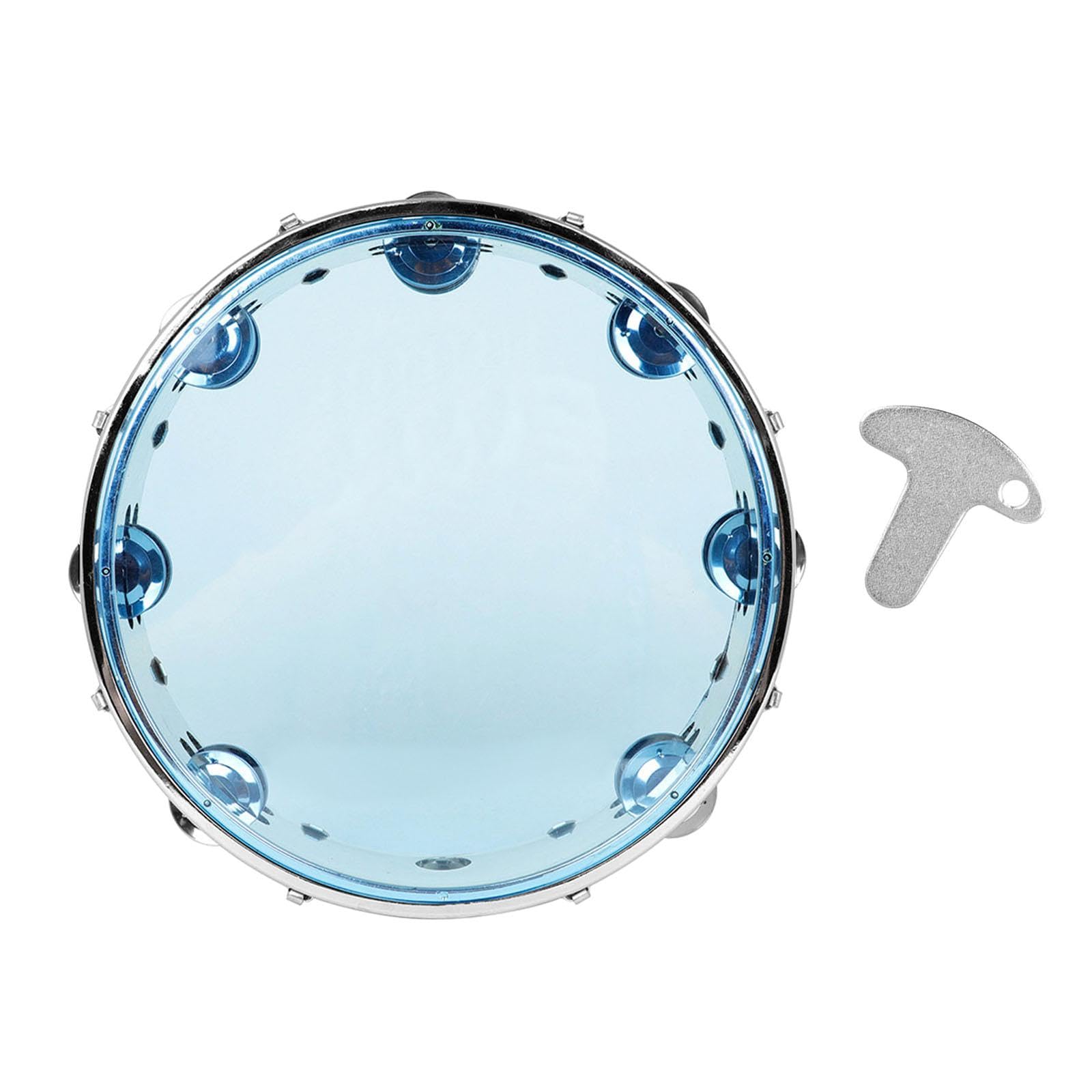 SHOPORA Tambourine 10 inch Pandeiro Bright Crisp Head Drum for Classroom Dance Party blue |Musical Instruments & Gear | Percussi