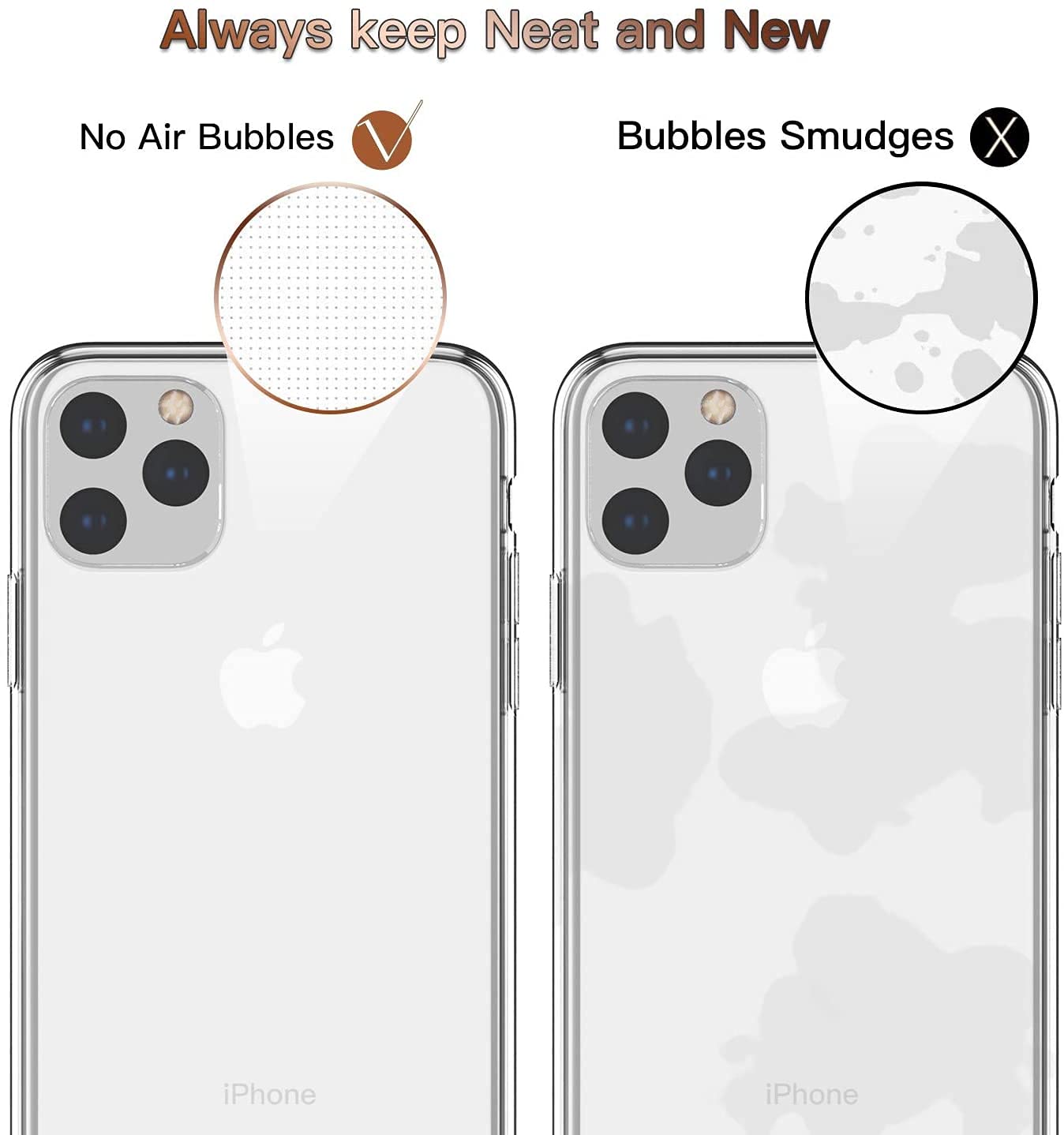 Temdan Designed For Iphone 11 Pro Max Case, Clear Case Military Grade Protection Magnetic Kickstand Case 6.5 Inch Clear