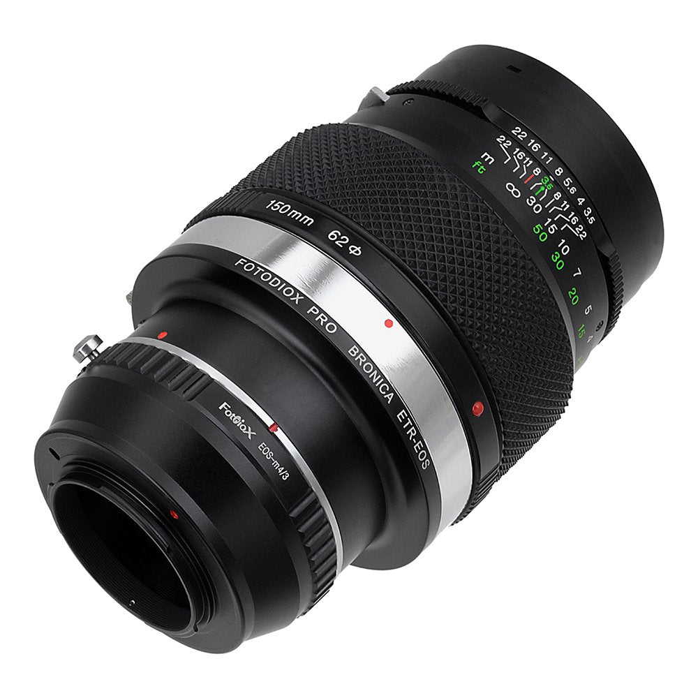 Fotodiox Pro Lens Mount Adapters, Bronica Etr (Etrc, Etrs, Etr-C, Etrsi) Mount Lenses To To Mft (Micro-4/3, M4/3) Mount Mirrorle