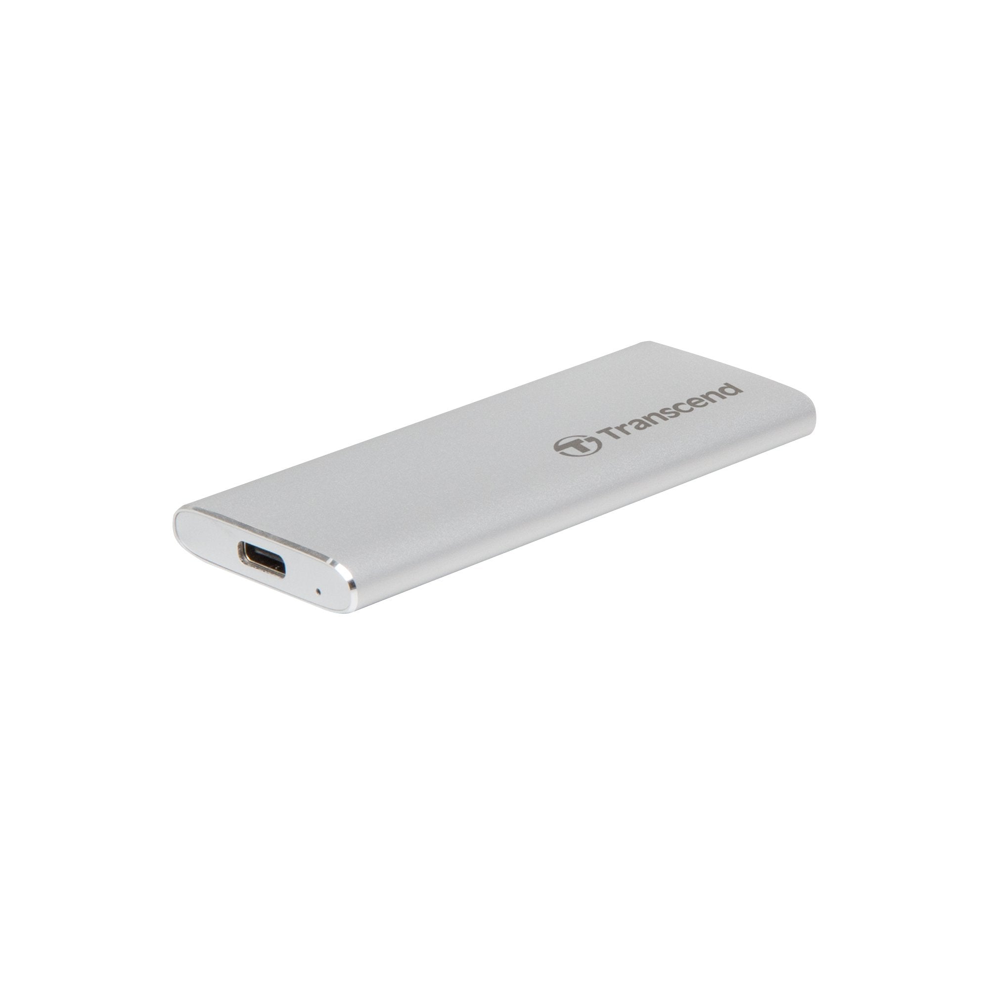 Transcend 500Gb External Ssd Usb 3.1 Gen 2, TypeC, Esd260C Portable External SolidState Drive, Silver  Ts500Gesd260C