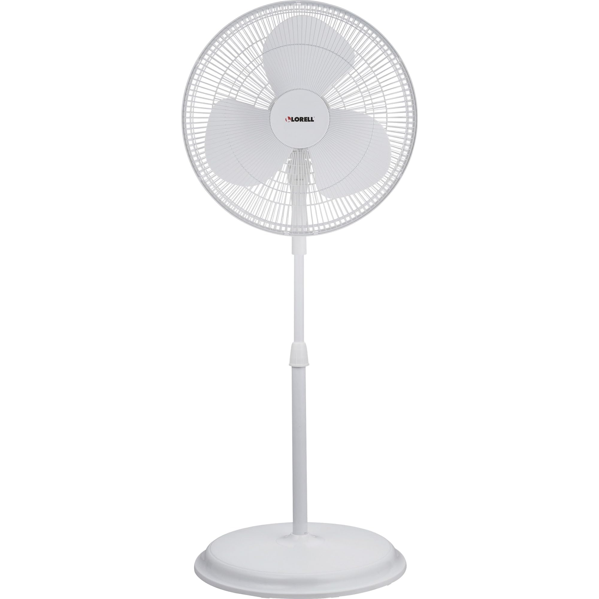 Lorell 00074 Pedestal Fan, 47.3'' X 17.8'' X 17.8'', White