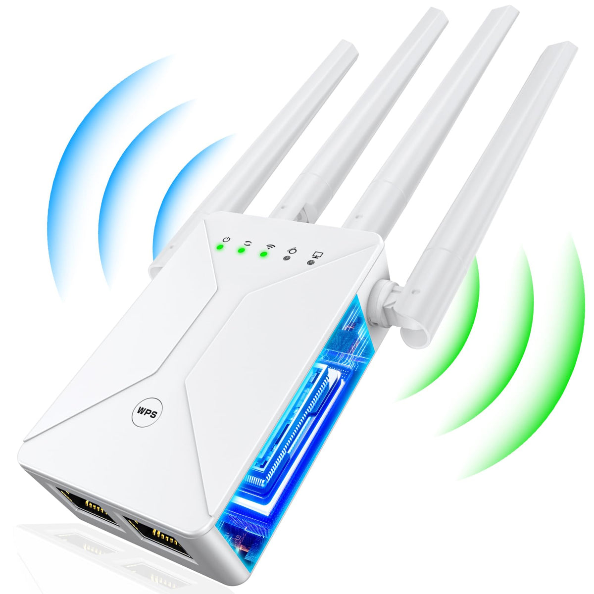 2024 New 4X Faster Wifi Extender Signal Booster For Home  Cover Up To 12,000Sq.Ft, Wifi Repeater Supports 100+ Devices,Wireless