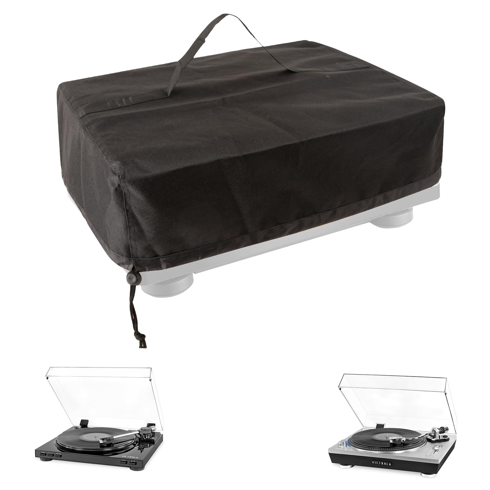 Turntable Dust Cover,Record Player Cover,Custom Home Mat Dustproof Protector Plexiglass Covers,Fits Most Models of Technics SL-Q