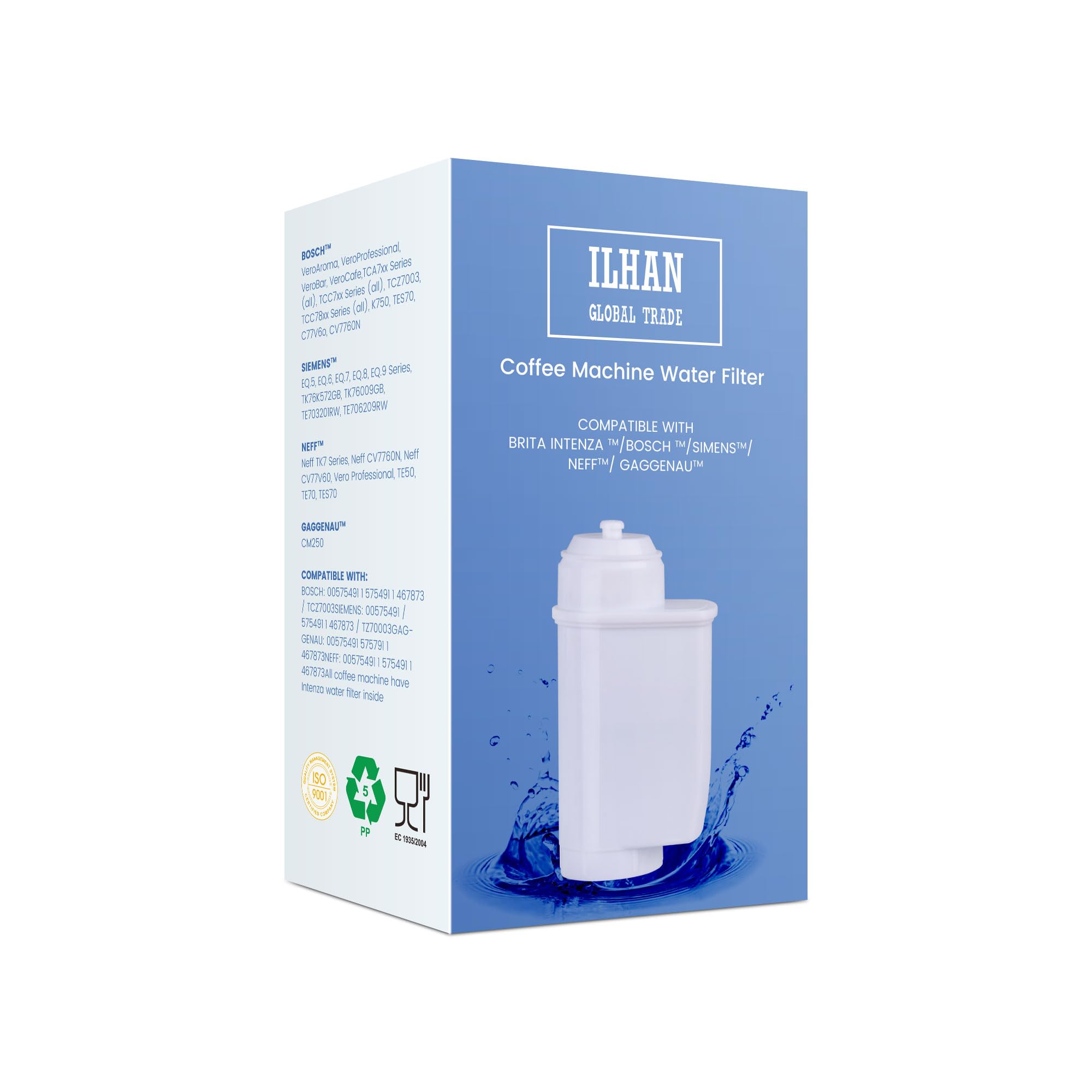 Compatible For Bosch Brita Intenza Tcz7003 Water Filter Espresso Machine Water Filter Compatible For Brita Intenza/Siemens/Neff/