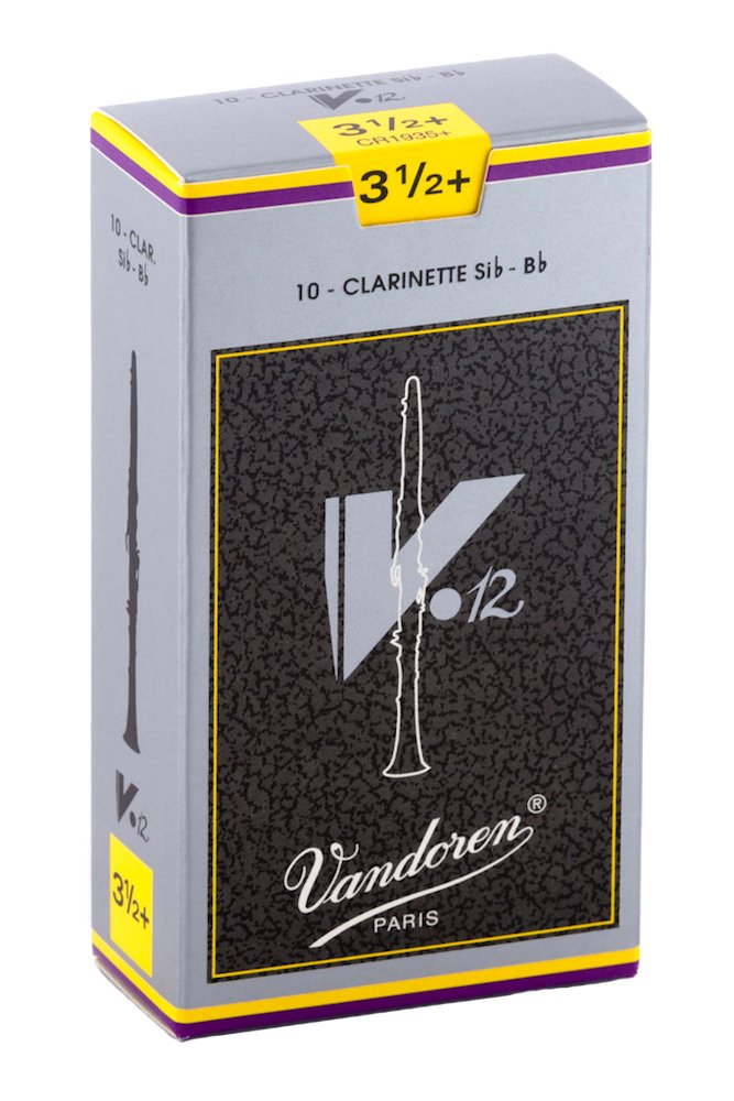 Vandoren Cr1935+ Bb Clarinet V12 Reeds Strength 35+ Box Of 10
