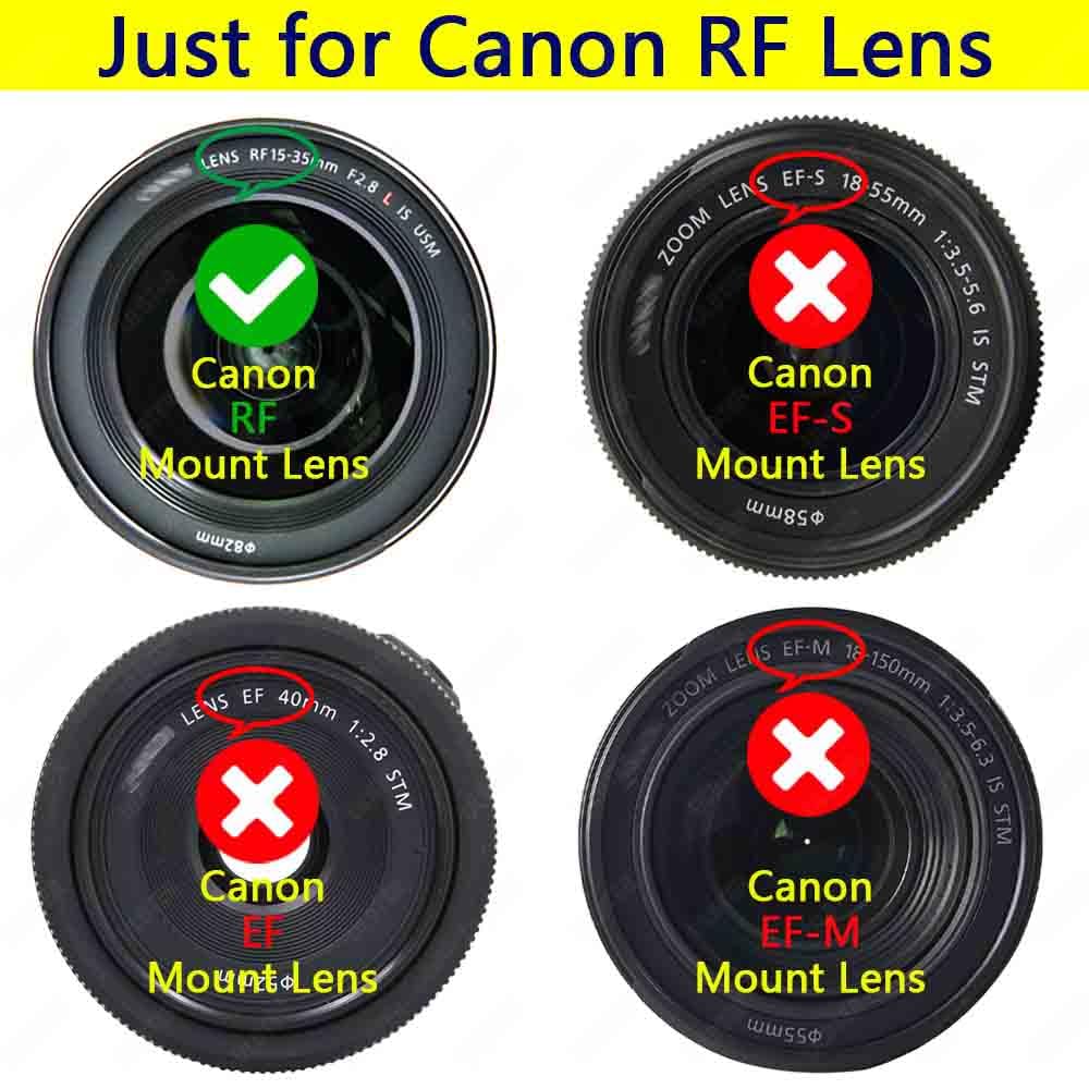 Body Cap & Rear Lens Cap Cover For Canon Eos R6 Eos R5 Eos R Eos Rp Eos R3 Eos R7 Eos R10 Eos R6 Mark Ii More Canon Rf Mount And