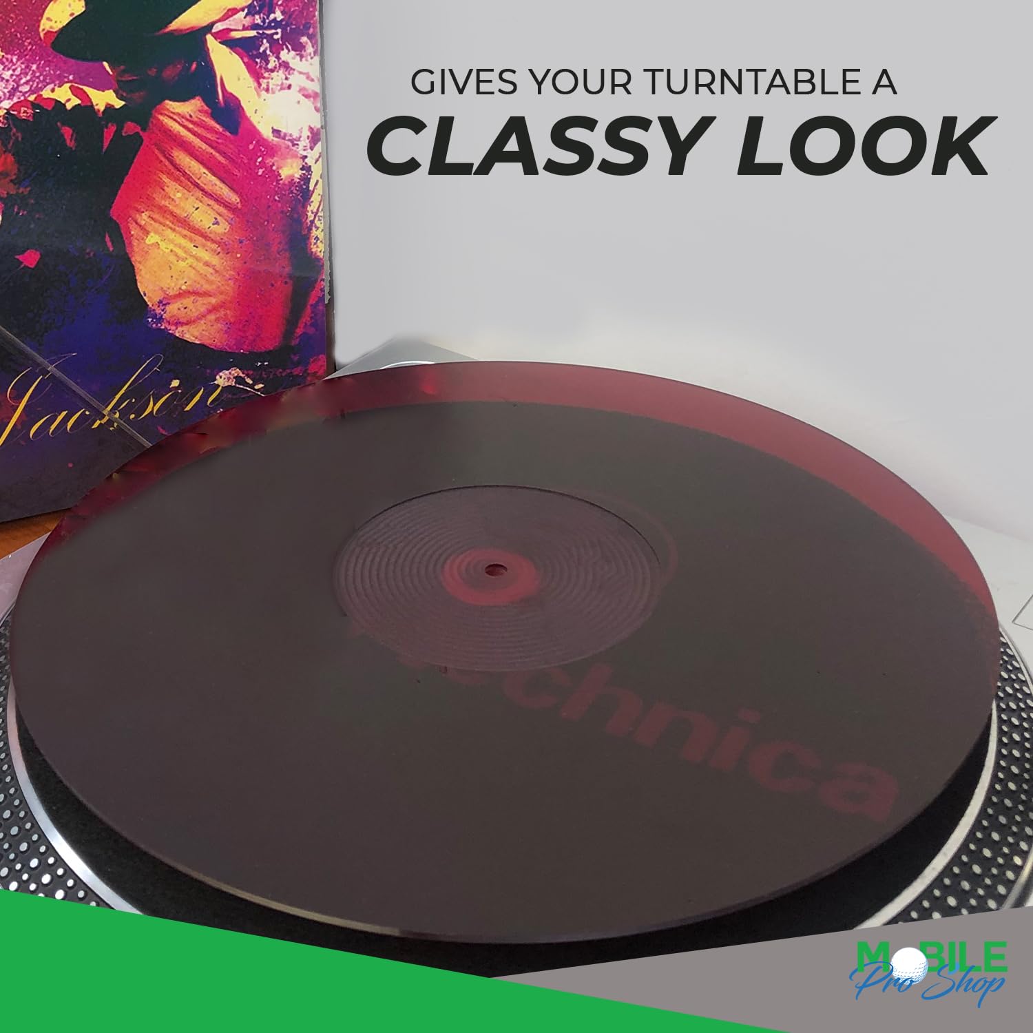 Acrylic Turntable Mat Platter Vinyl Slipmat For 12 Inches Lp Players Reduced Noise & Improves Sound Quality & Provides Tighter B