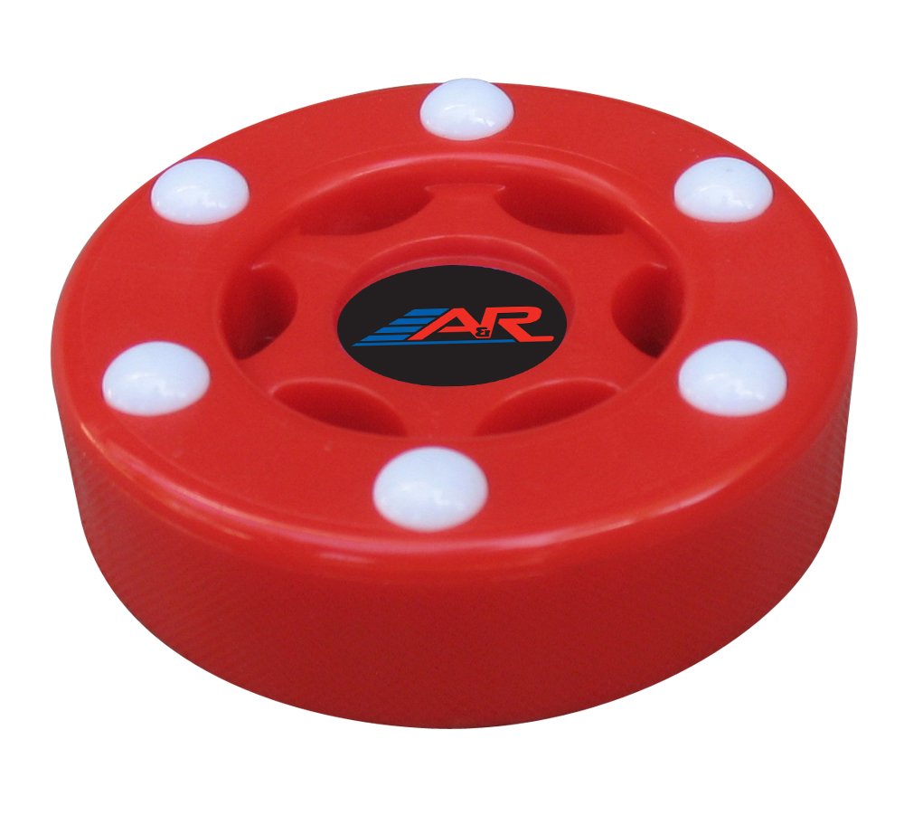 A&R Sports Inline Street Hockey Puck, Red