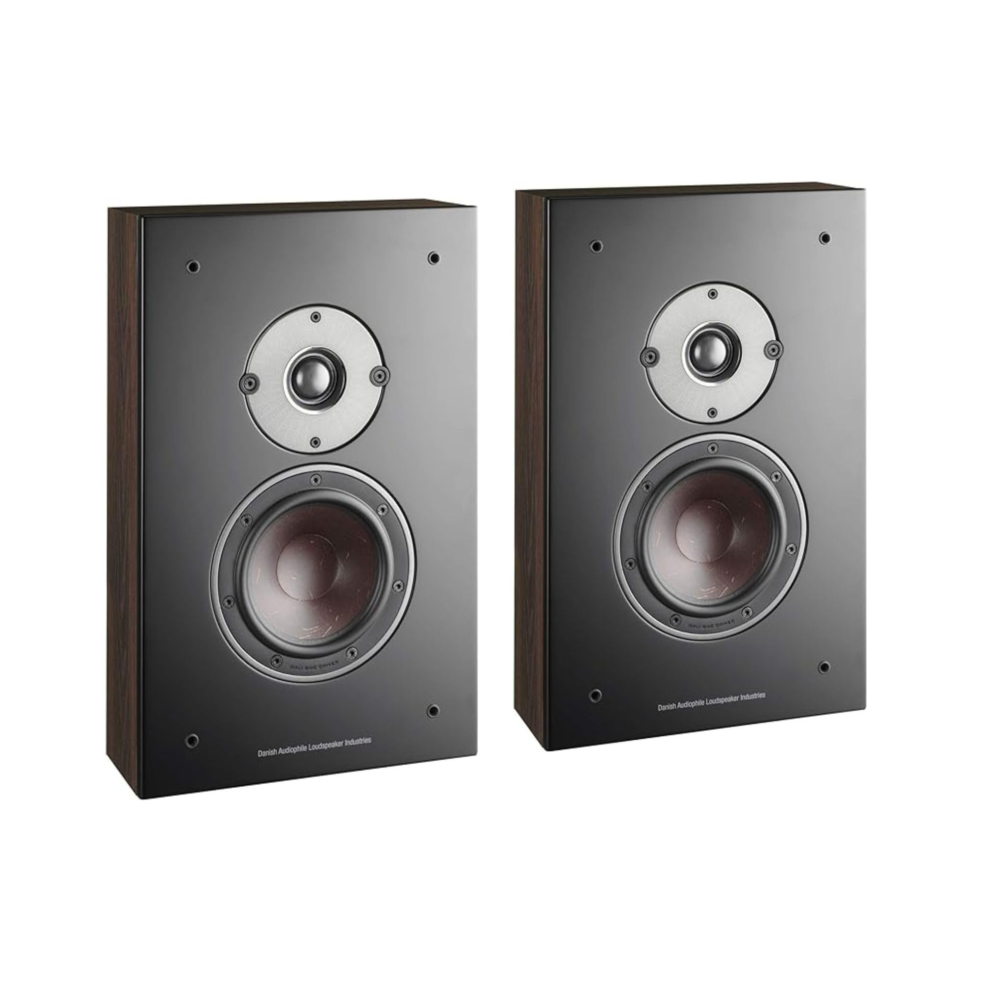Dali Oberon On Wall Speaker In Dark Walnut (Pair)