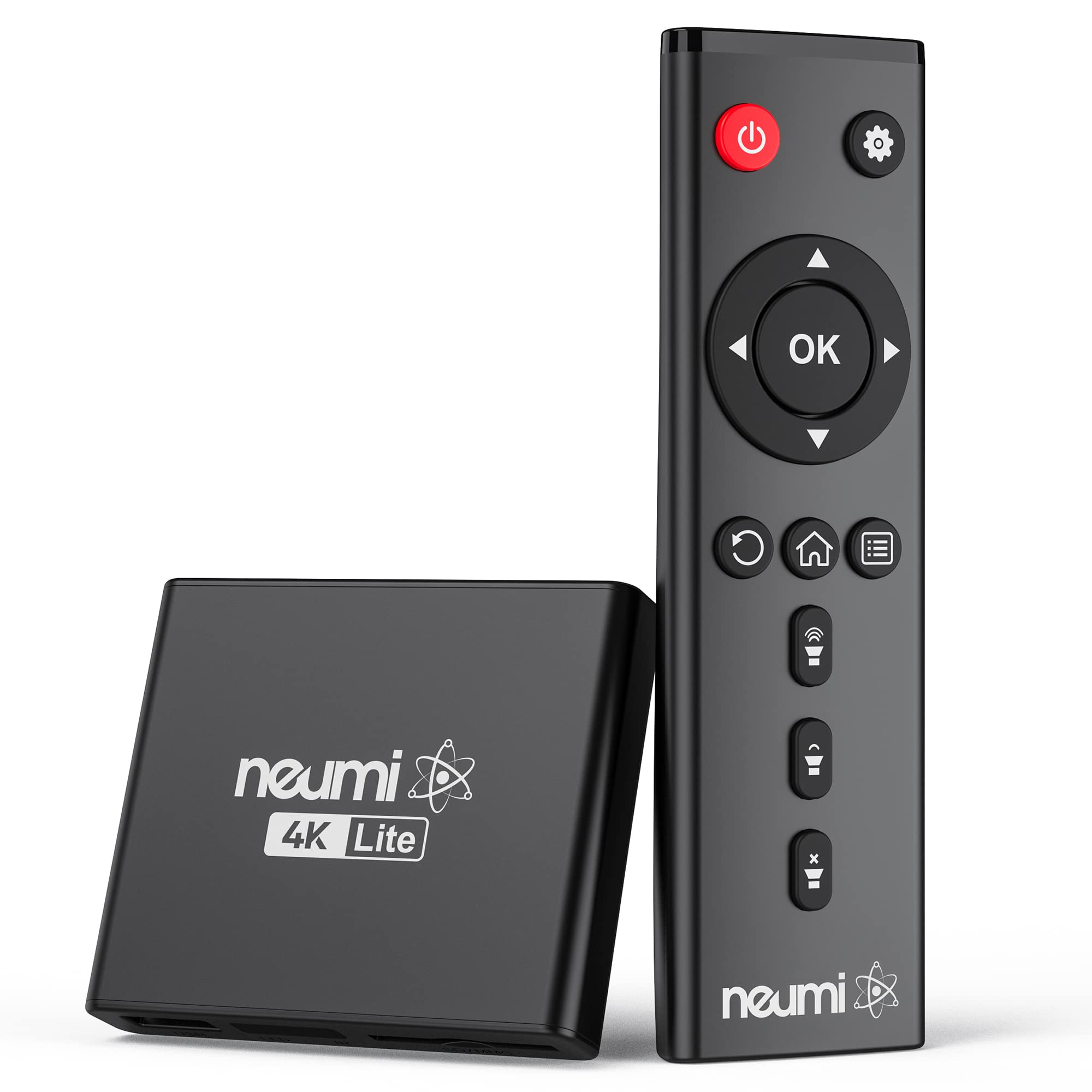 Neumi Atom 4K Lite Ultra Hd Digital Media Player For Usb Drives And Sd Cards   Plays 4K/Uhd Videos, Hevc/H.265, Hdmi And Analog 