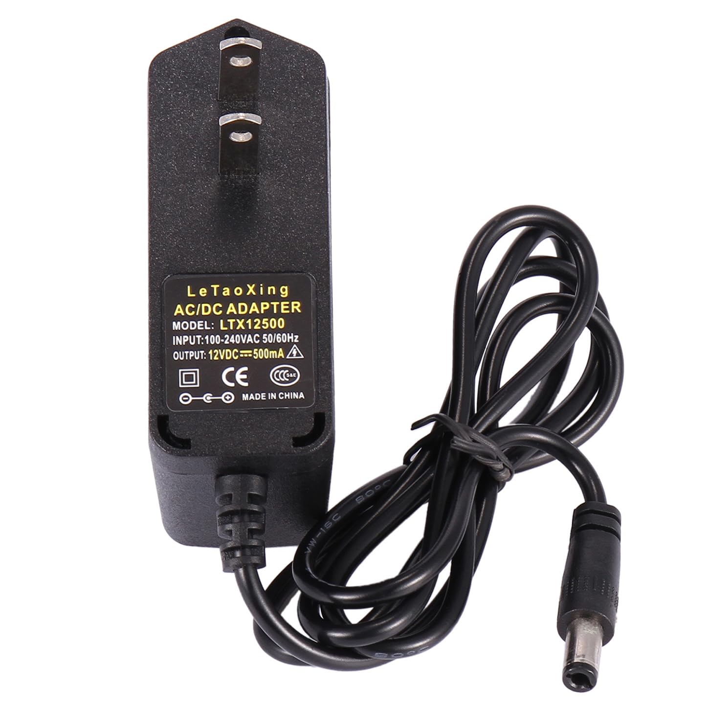 Coolm Ac To Dc 12V 500Ma Power Supply Adapter 100 240V 50 60Hz To 12V 0.5A Charger 6W 5.5Mm X 2.5Mm Dc Plug For Cctv Security Ca