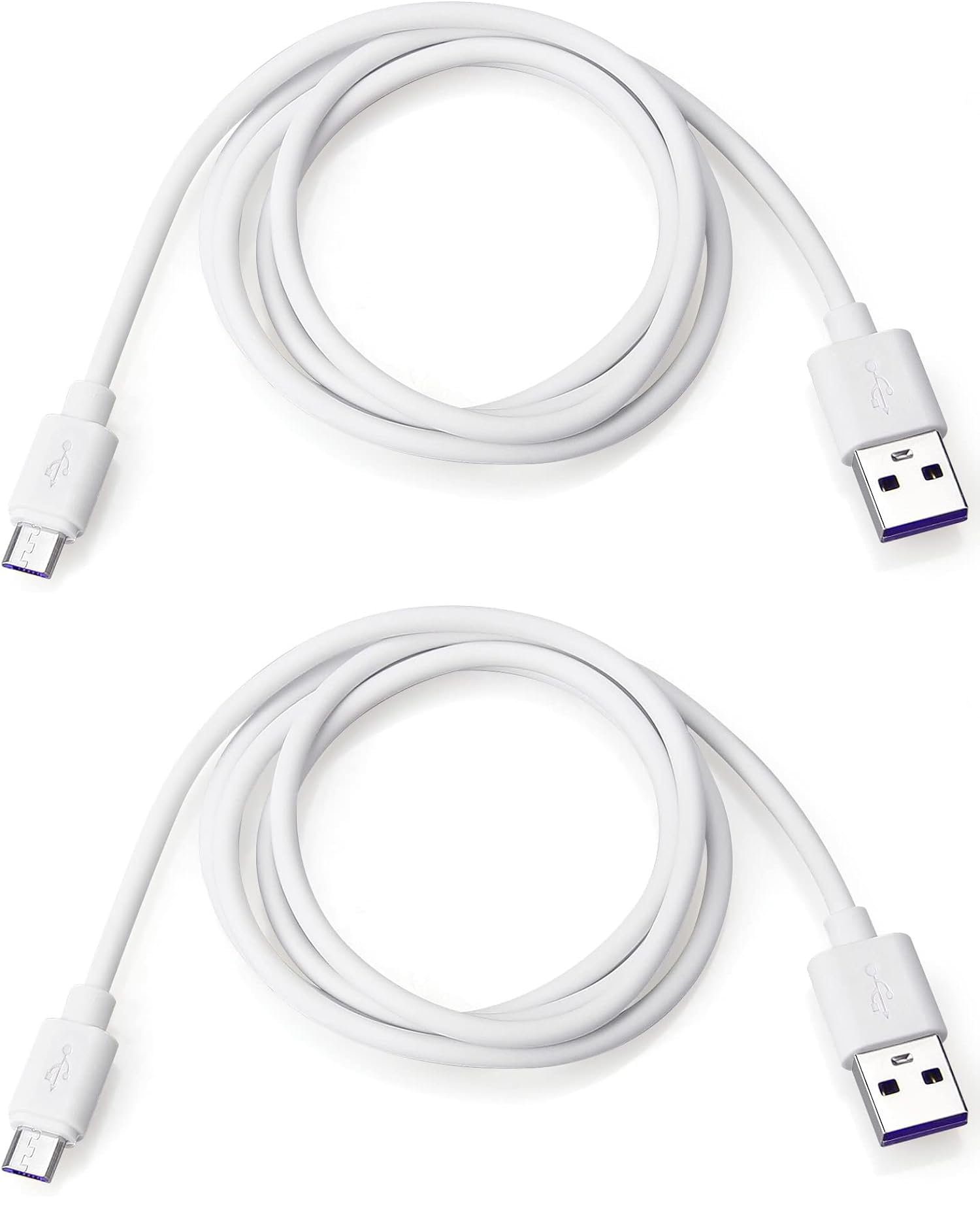 Smays Usb To Micro Usb Cable 3Ft Charging Cord White