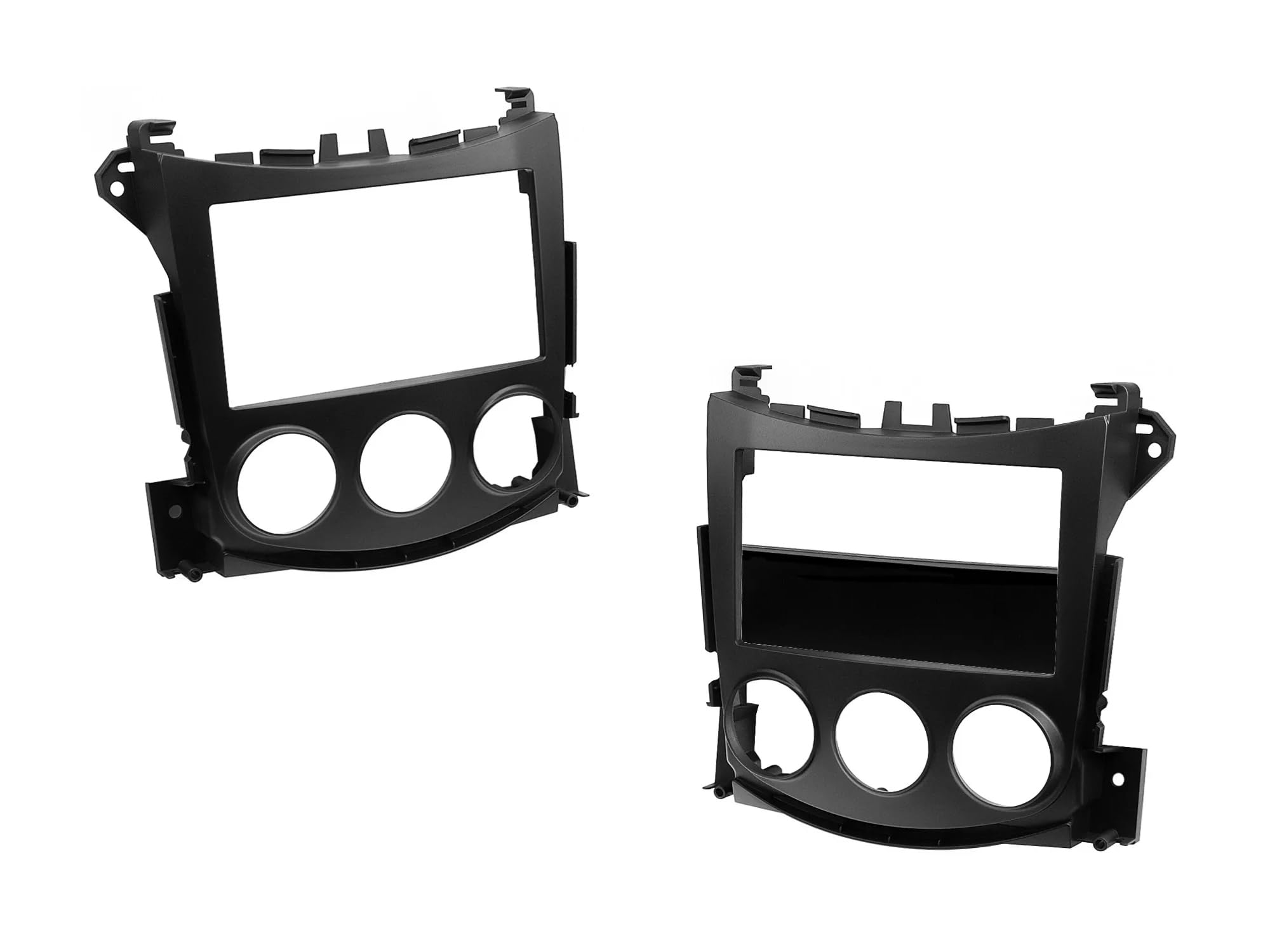 Scosche Nn1665B Compatible With 2009 19 Nissan 370Z Iso Double Din & Din+Pocket Dash Kit Black