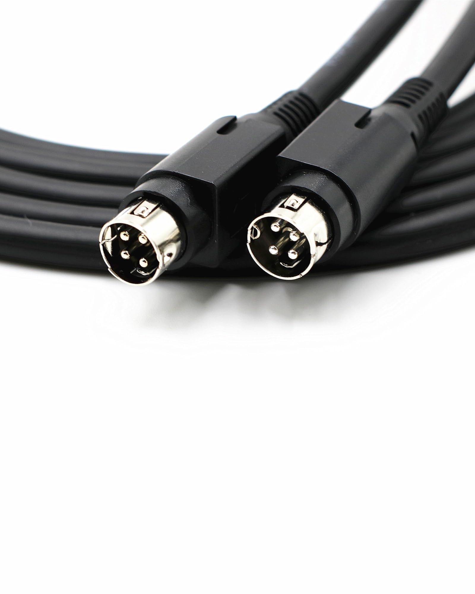 Wood Thrush Premium 4-Pin Studio Monitor Link Cable - Compatible with ADAM D3V & Kanto ORA Speakers | Primary-Secondary Speaker