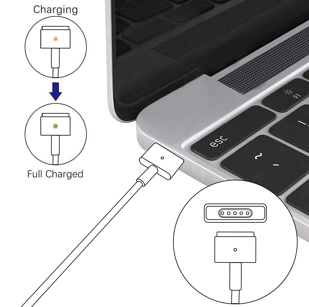 Sweeada Mac Book Pro Charger 85W T-Tip Power Adapter for 13/15/17 Inch MacBook Pro (After Mid 2012)