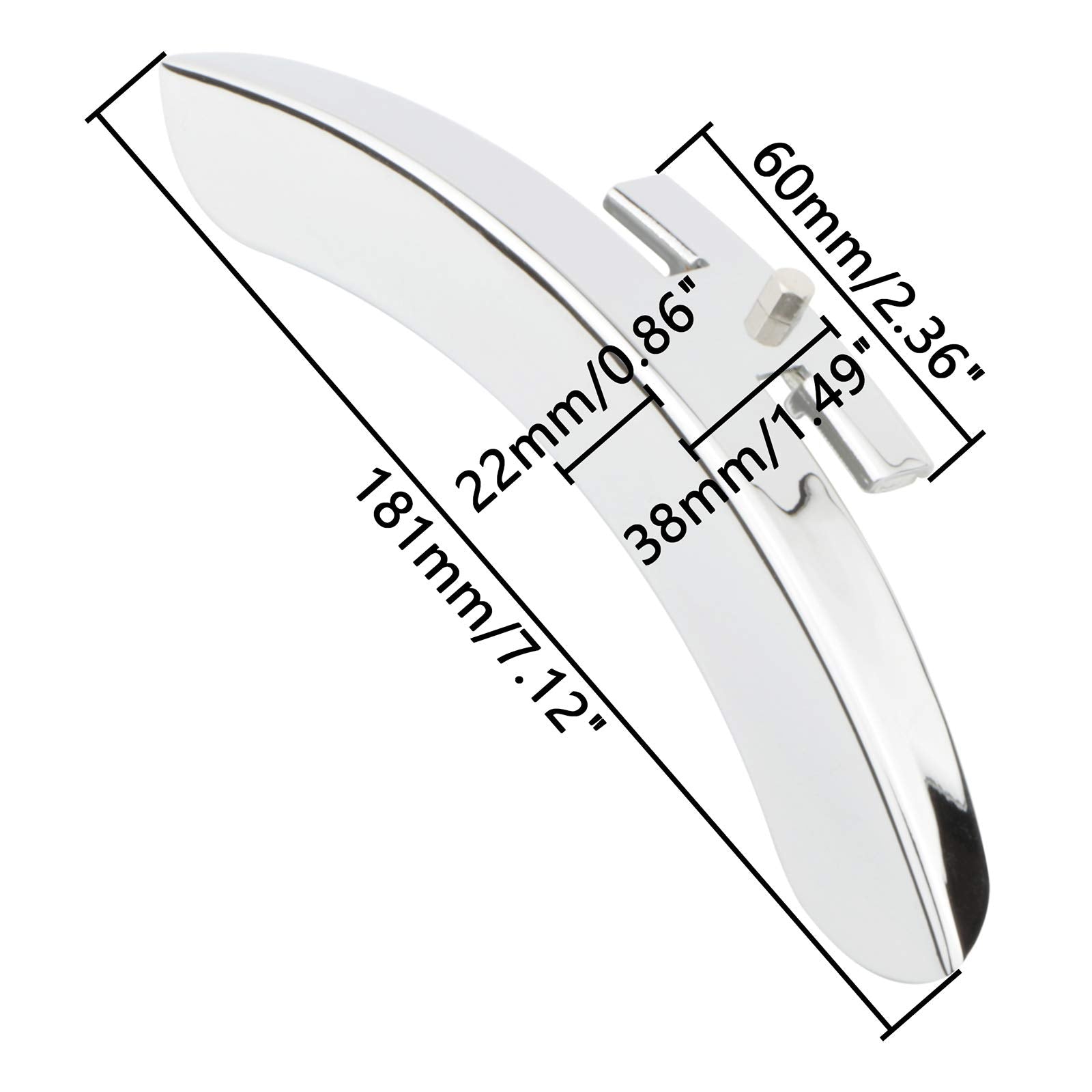 1Pcs Single Leg Banjo Armrest Repair Chrome Tone Banjo Parts