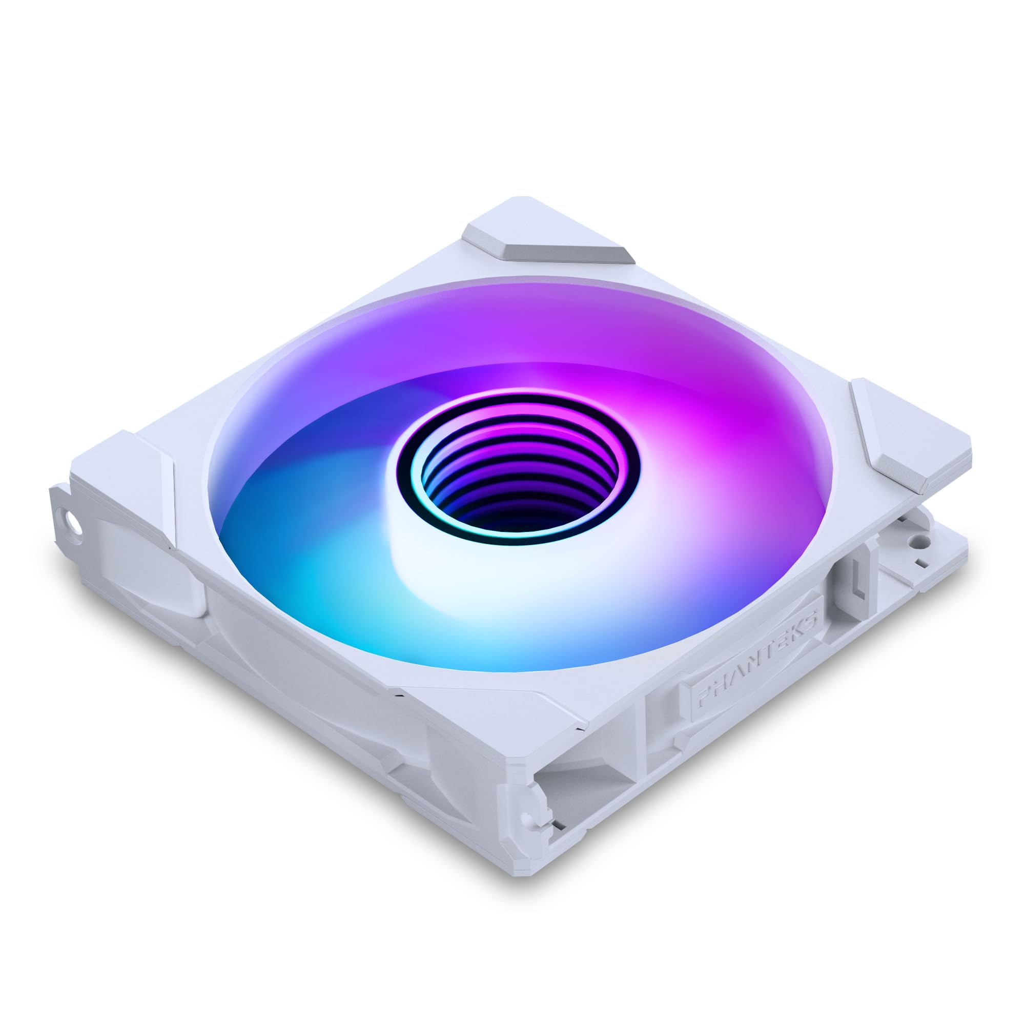 Phanteks M25-120 Gen2, 120mm ARGB High Performance Cooling Fans, Daisy-Chain Unified Fan Frame, Infinity Mirror hub, Single Cabl