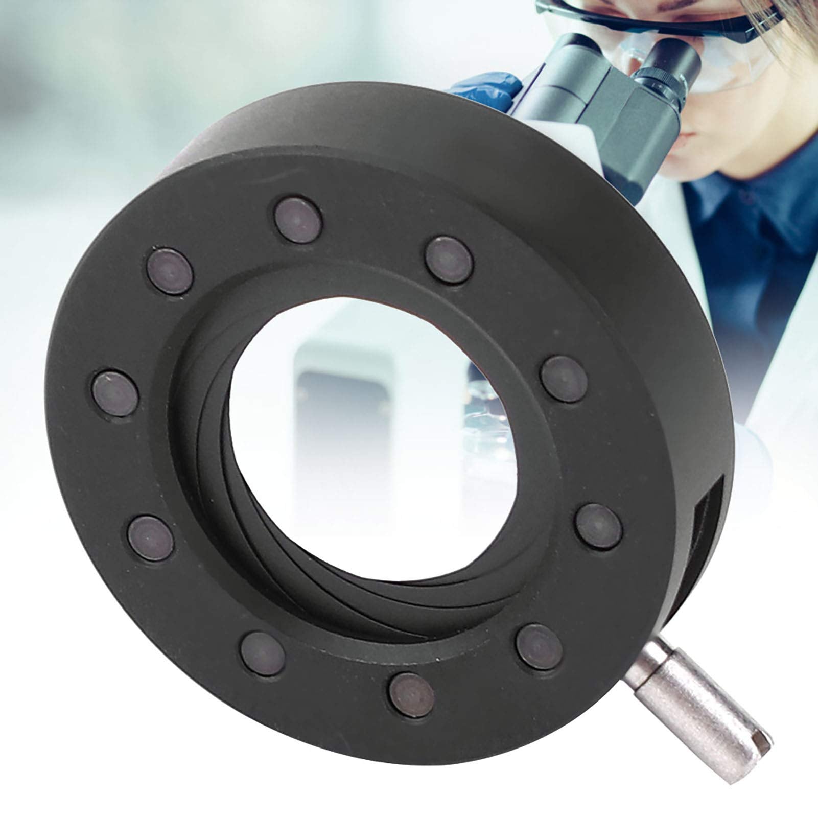 Microscope Adjustable Aperture, Sk6 Sk8 Sk12 Sk23 Sk25 Microscope Adapter, Optical Diaphragm For Microscope(Sk12)