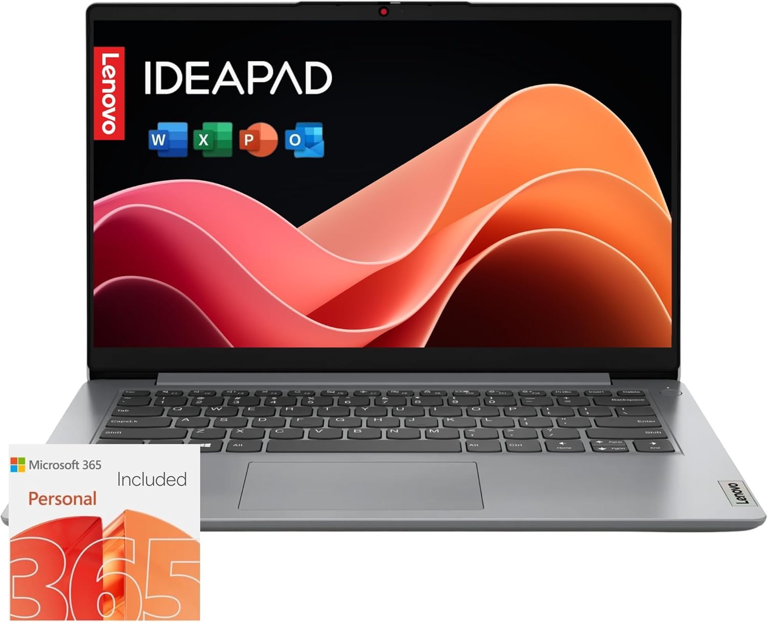Lenovo IdeaPad 1i Laptop with Office 365 Home and Business  36GB RAM  1TB Cloud Storage and 512GB SSD  Intel Core  14 Anti-Glare