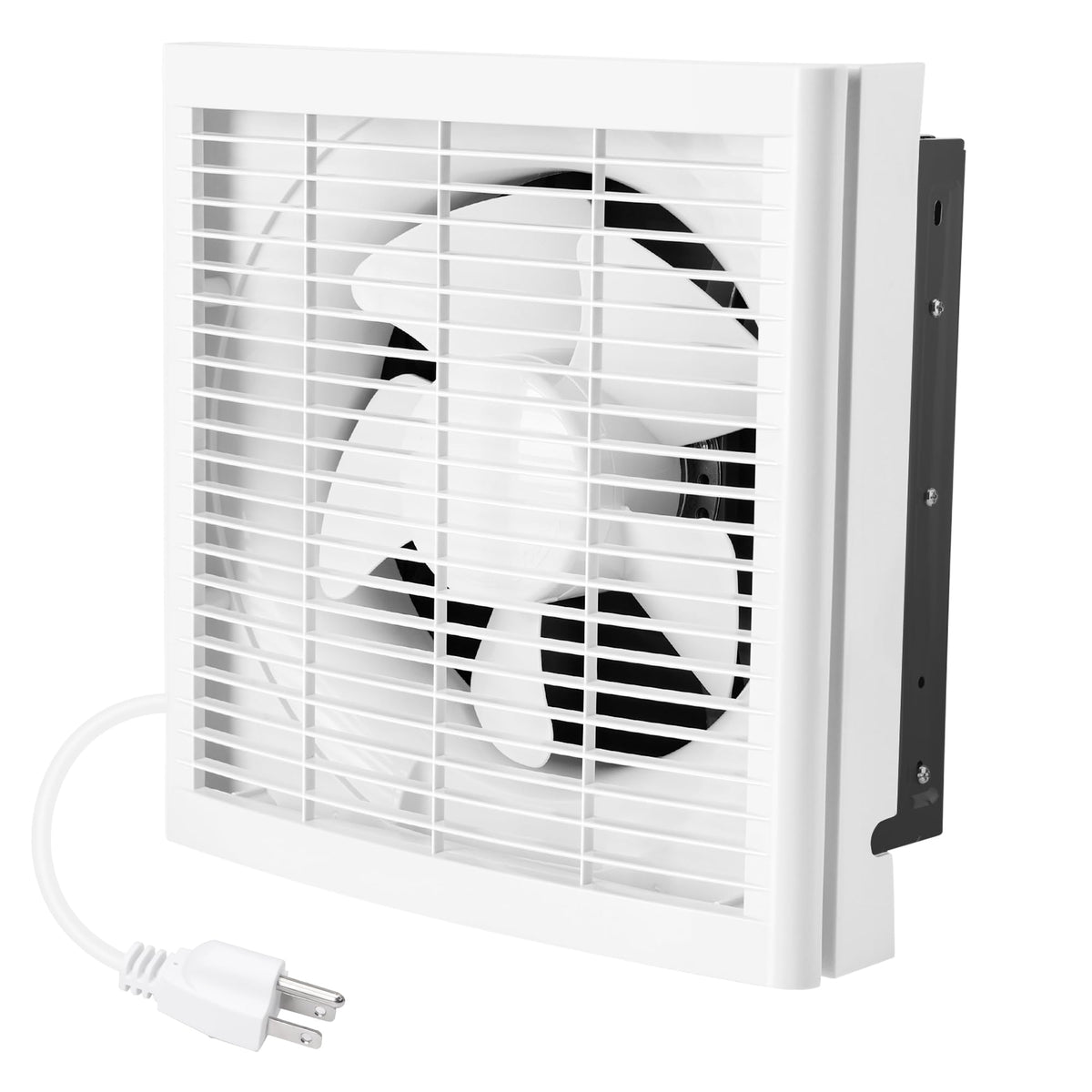 Fanspex 6'' Shutter Exhaust Fan, 258Cfm Window Or Wall Mount Ventilation Fan For Greenhouse, Attic, Garage, Bathroom, Kitchen