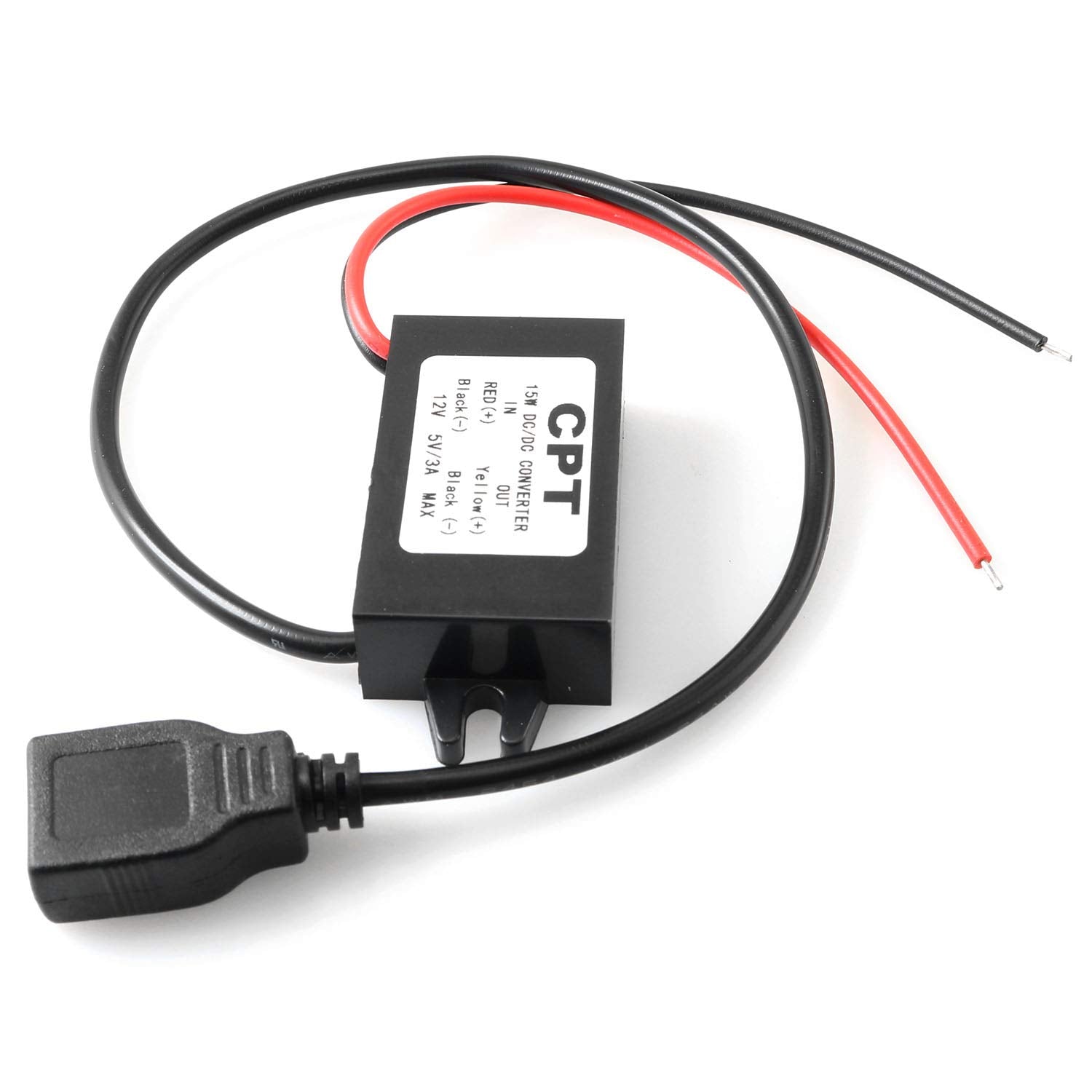 Dgzzi Dc Converter Buck Module 12V To Usb 5V 3A Dc Dc Converter Step Down Adapter For Car