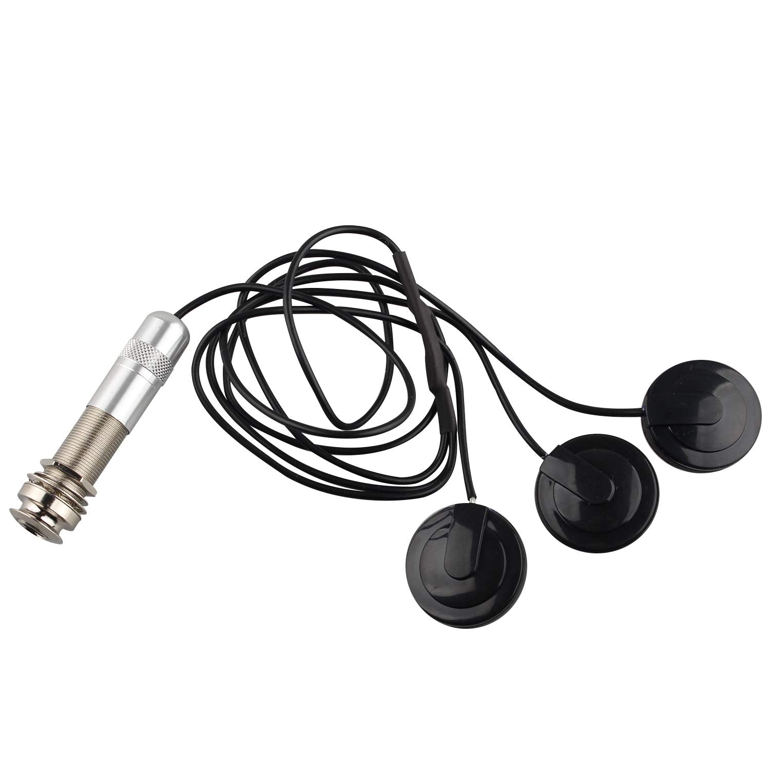Futheda Self-adhesive Pickup Piezo Jack Disc 3 - Transducer Microphone for Acoustic Guitar Ukulele Mandolin Banjo Violin String 