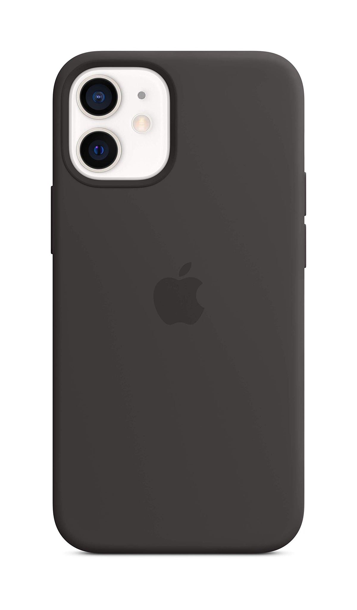 Apple Iphone 12 Mini Silicone Case With Magsafe   Black