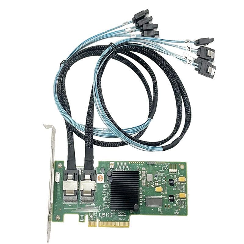 Sxtaigood 9240-8I 6Gbps Sas Hba Fw:P20 9211-8I It Mode Zfs Freenas Unraid 2* Sff Sata