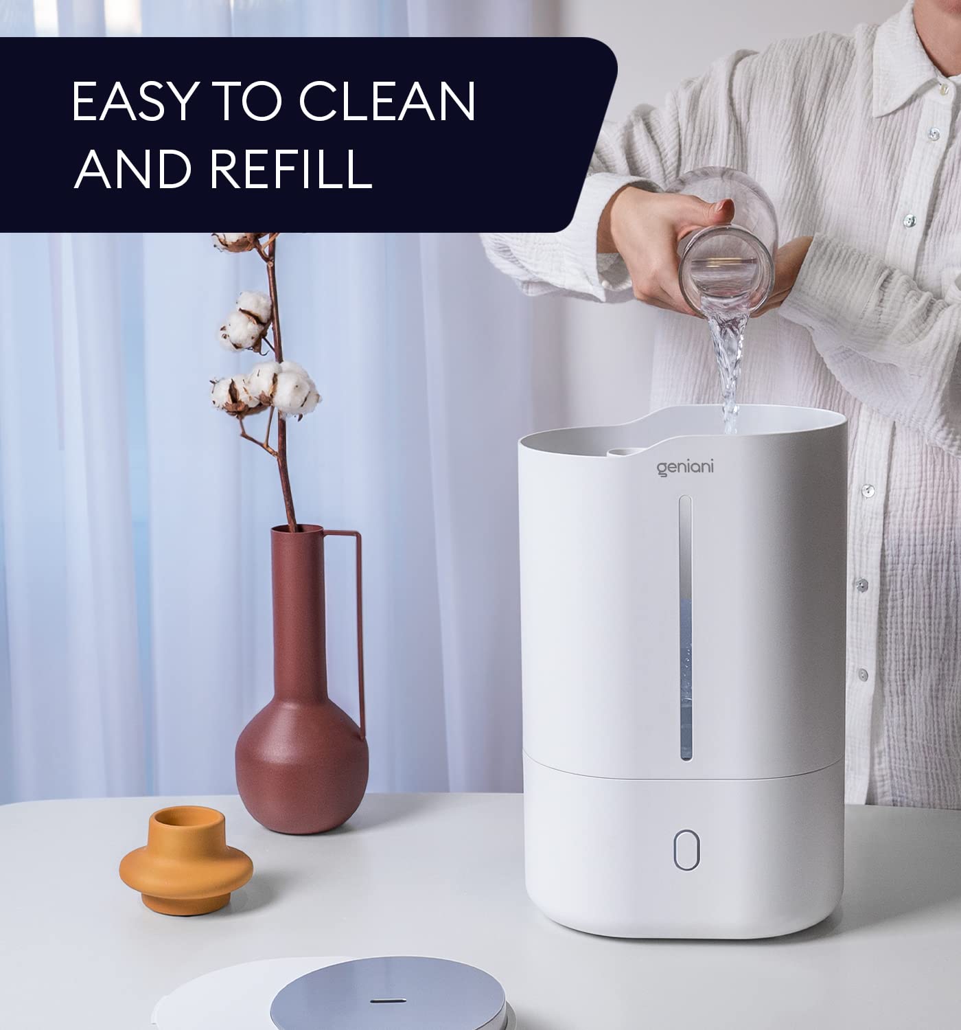 Top Fill Humidifier With Essential Oil Diffuser 6L For Home, Baby, Bedroom, Large Room & Indoor Plants, Cool Mist Ultrasonic Qui