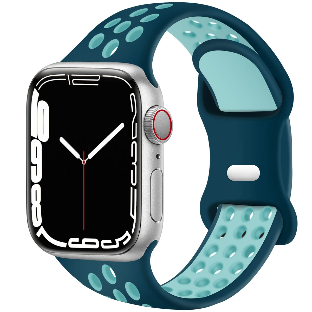 Sport Bands Compatible For Apple Watch Bands 38Mm/40Mm/41Mm/42Mm Series 10,Soft Silicone Sport Women Men Replacement Strap Compa