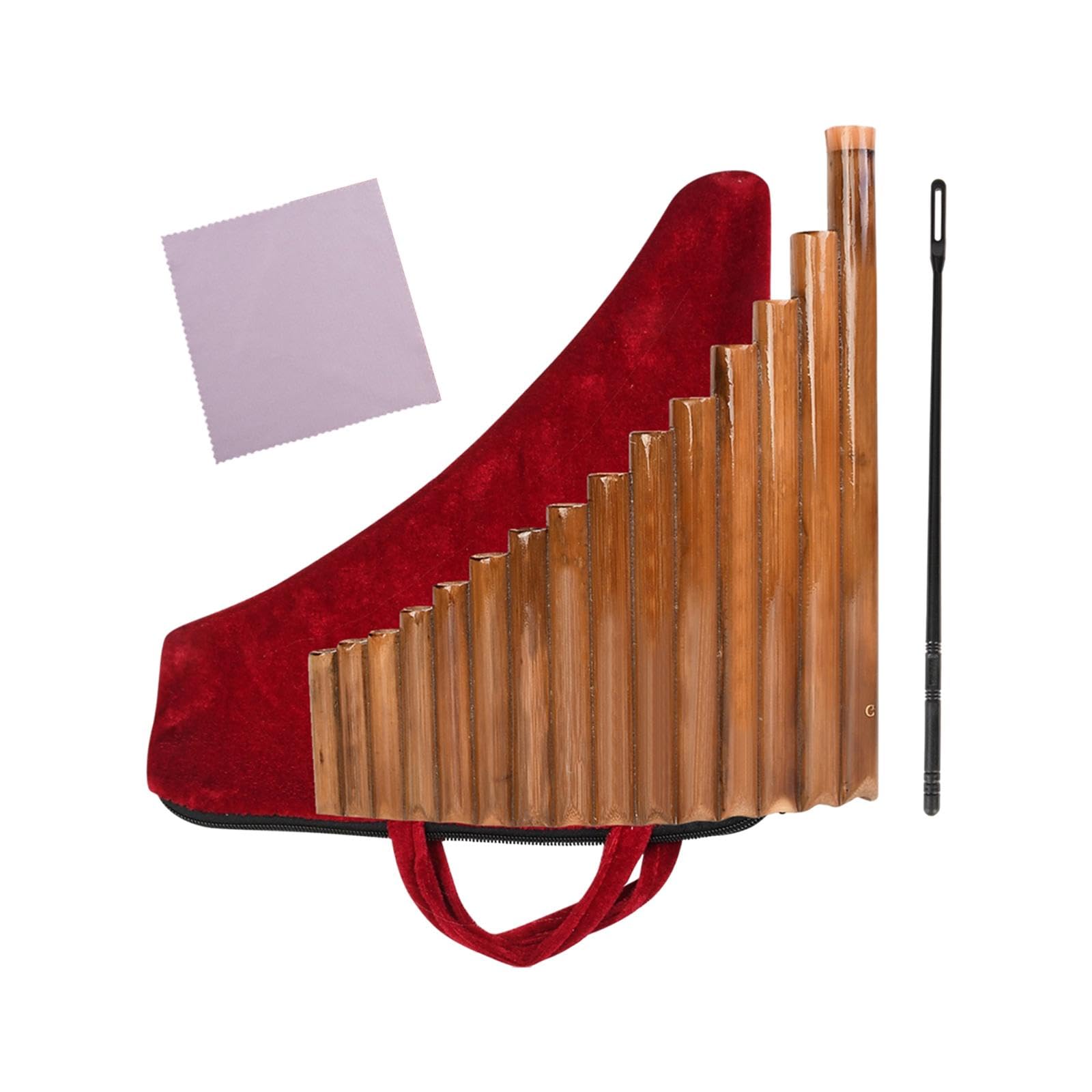Calandis Pan Pipe Instrument 15 Tube G Key For Musician Instrument Builder Beginners Right Hand | Flutes | Band & Orchestral | W