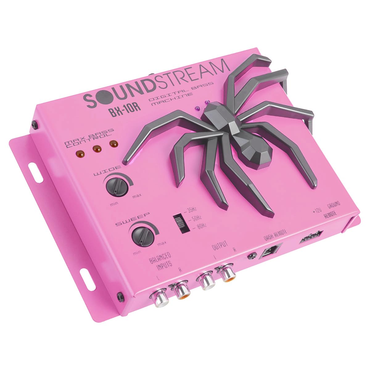 Soundstream Bx 10X | Bass Processor   Digital Sound Restoration, Maximizer And Reproducer   Car Audio Booster (Pink)