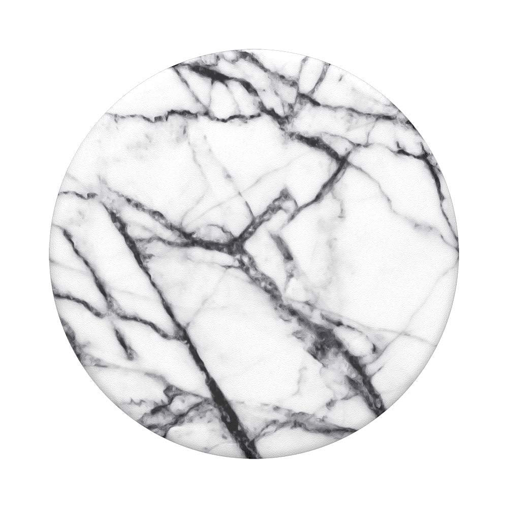 Popsockets: Phone Grip With Expanding Kickstand, Pop Socket For Phone   Dove White Marble