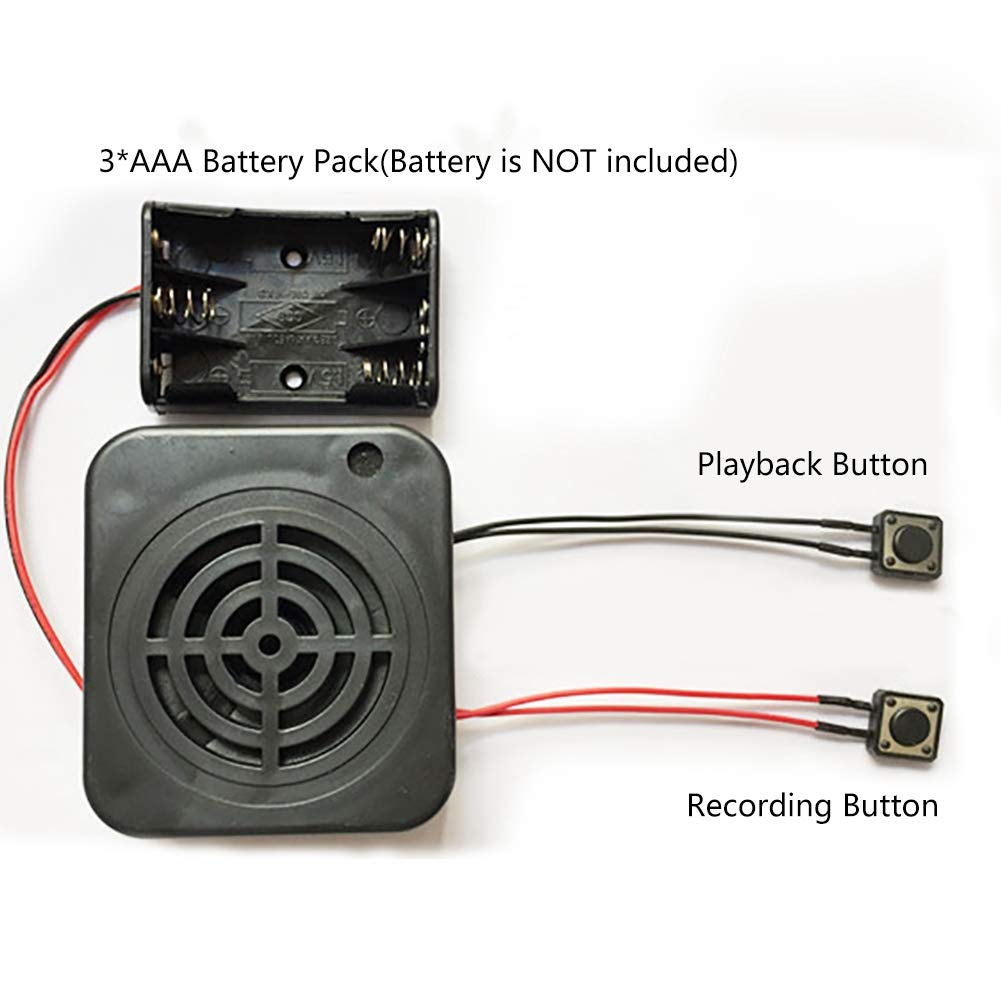 Diy Recording Box, 3W 2 Minutes/4 Minutes Voice Recordable Sound Box For Recording Toys,Gift Boxes, Creative Crafts, Confession Artifacts, Advertising, Clear Sound Voice Recorder(4Min)
