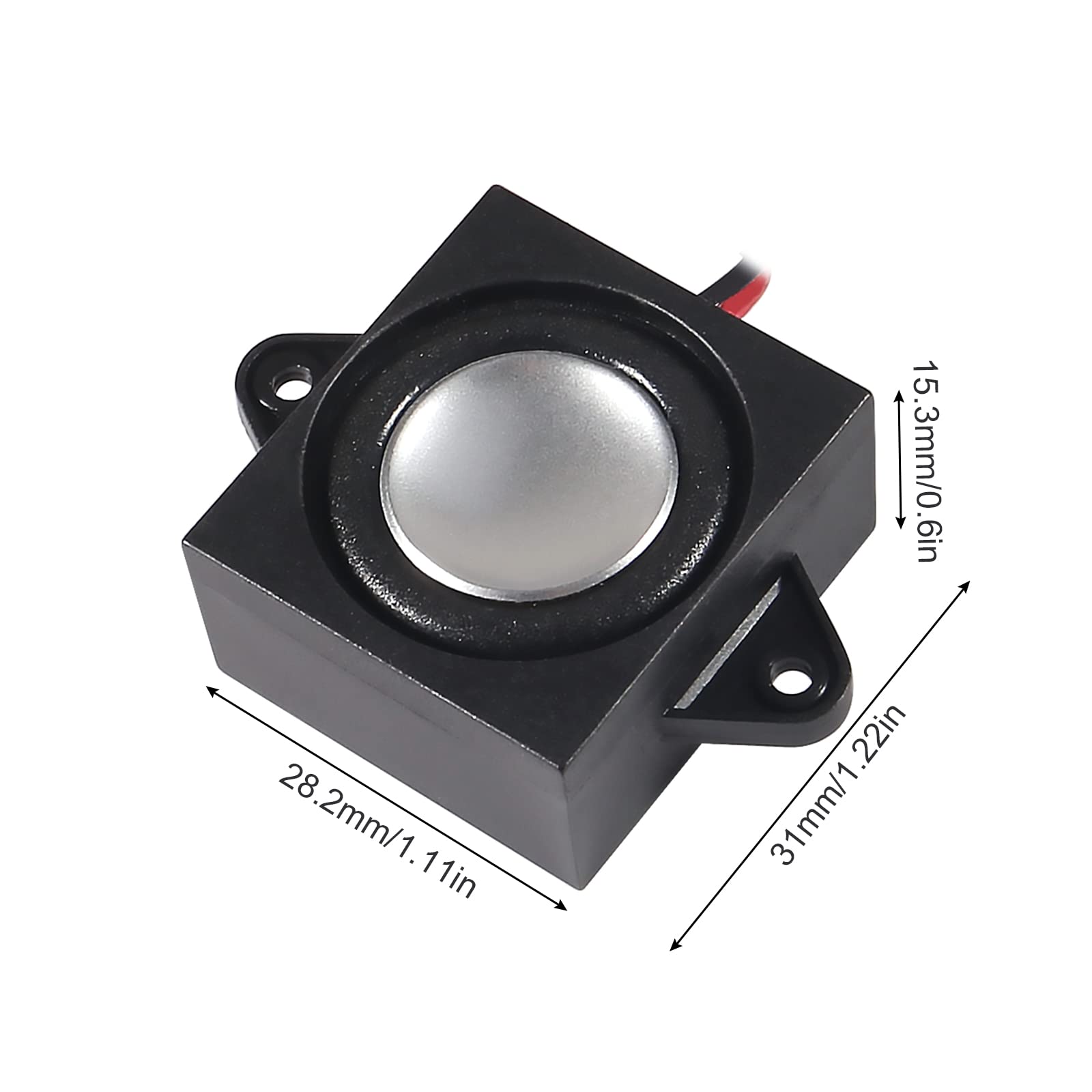 Dweii 4 Pcs Speaker 3 Watt 8 Ohm Mini Speaker 8Ohm 3W Loundspeaker Micro Speaker For Arduino With Jst Ph2.0 Interface For Small