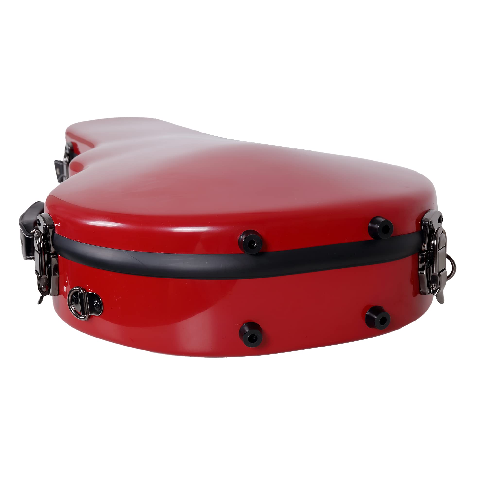 Crossrock Crf1000Mfrd Fiberglass Mandolin Case, Fit For Both F Style And A Style,Red