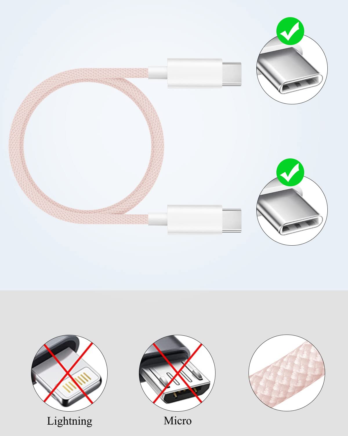 Iphone 15 Charger, 20W Usb C Charger With 6.6Ft Usb C To C Fast Charging Cable For Iphone 15 Pro/15 Pro Max/15 Plus, Ipad Pro 13