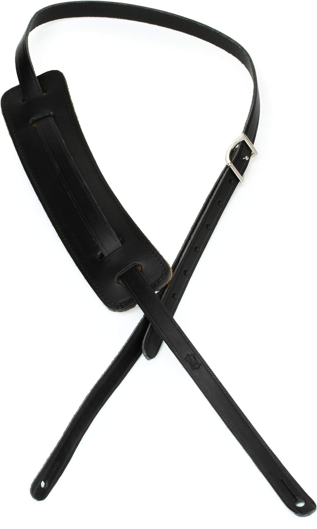Levys Leathers 50s Style RnR Leather Strap,Black