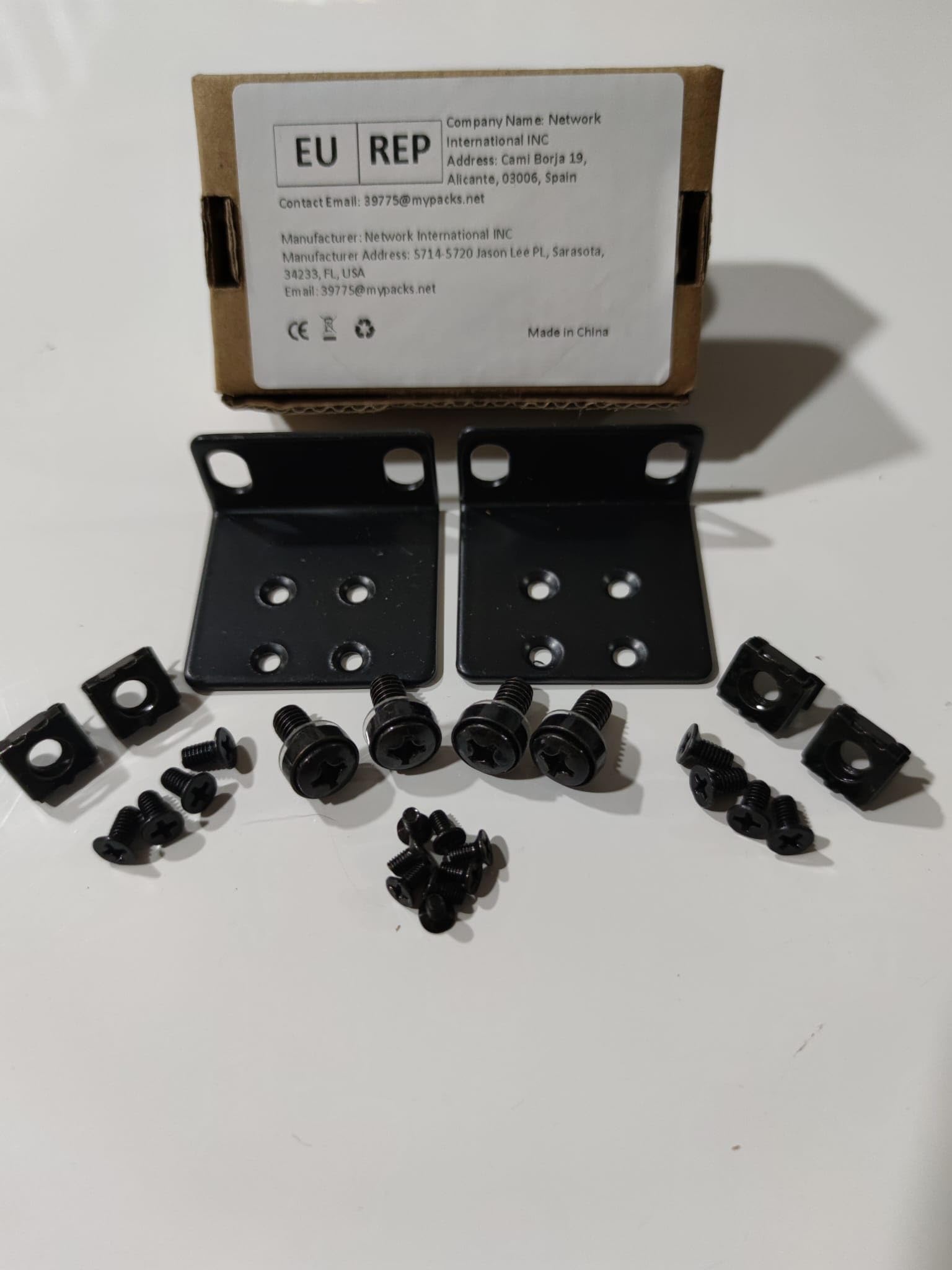 RW RoutersWholesale 1U Rack Mount Kit Compatible with (420 10005 01)   Secure Mounting for Networking Devices