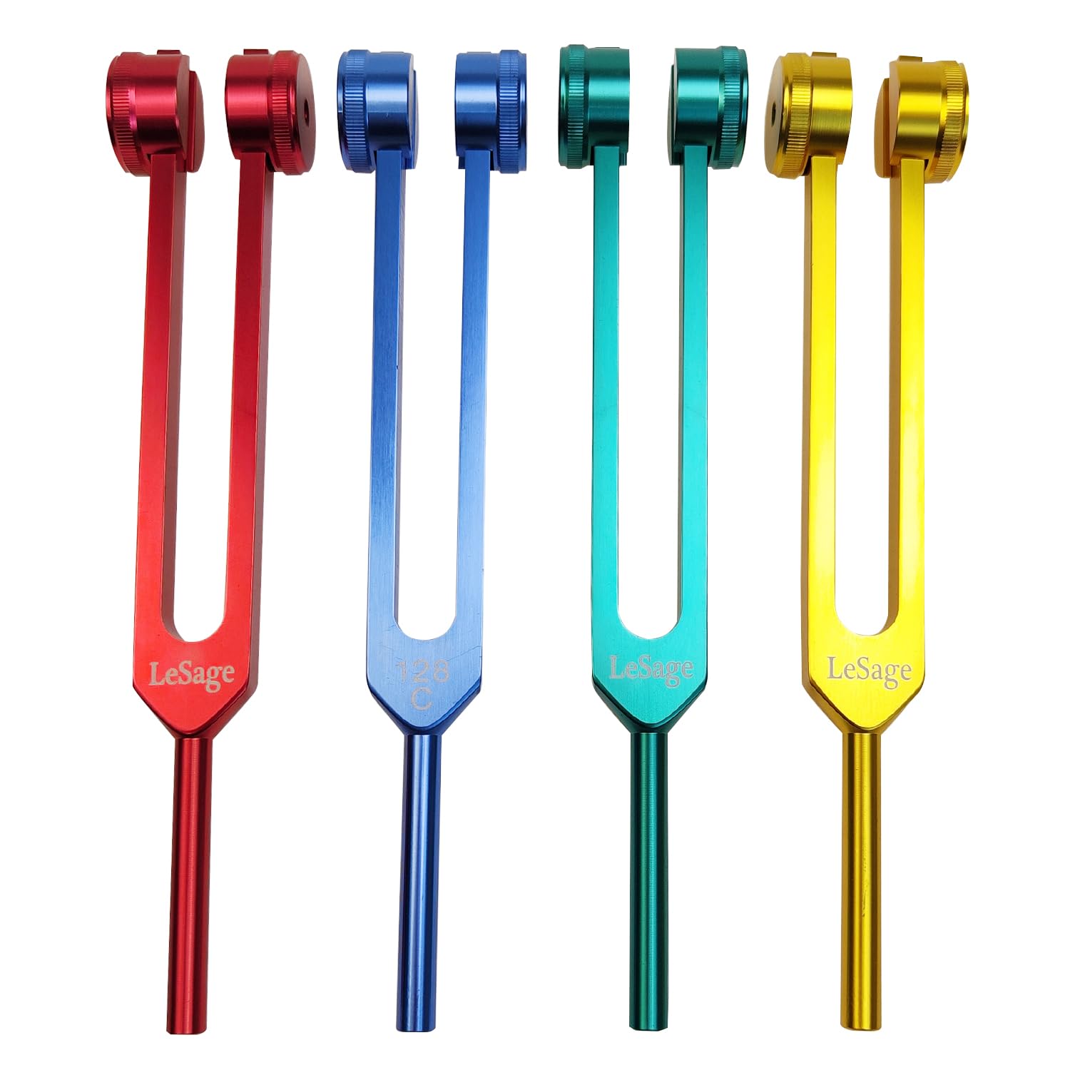 Lesage 128 Hz Tuning Fork Otto Weighted Tuning Forks For Healing Meditation 128 Hertz Diapason Medical 128Hz Tuning Fork Yellow