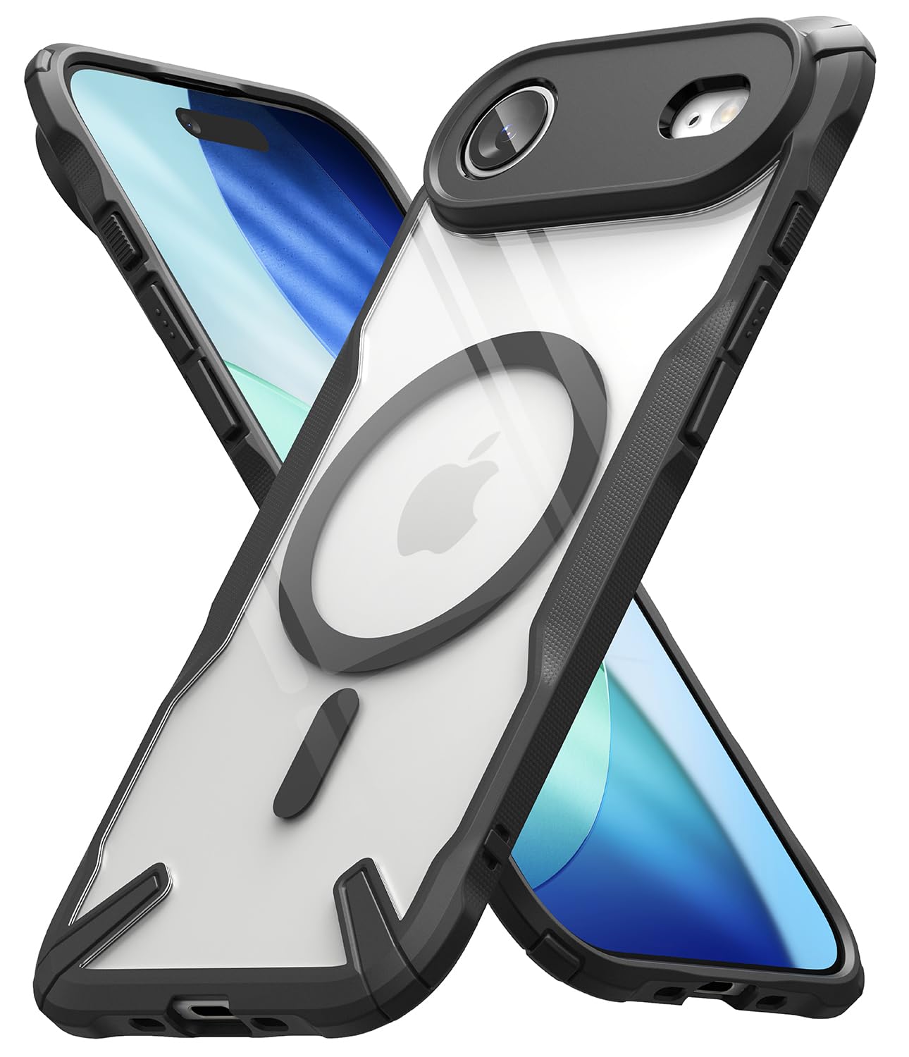 Ringke Fusion-X for iPhone Air Case [Compatible with MagSafe] Augmented Bumper Heavy Duty Shockproof Protective Cover - Magnetic