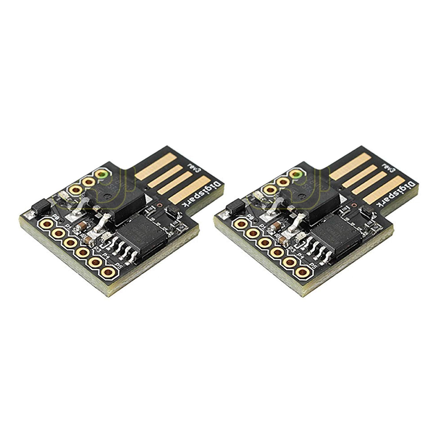 Devmo 2Pcs Digispark Kickstarter Attiny85 General Micro Usb Development Board Module Compatible With Ar Duino