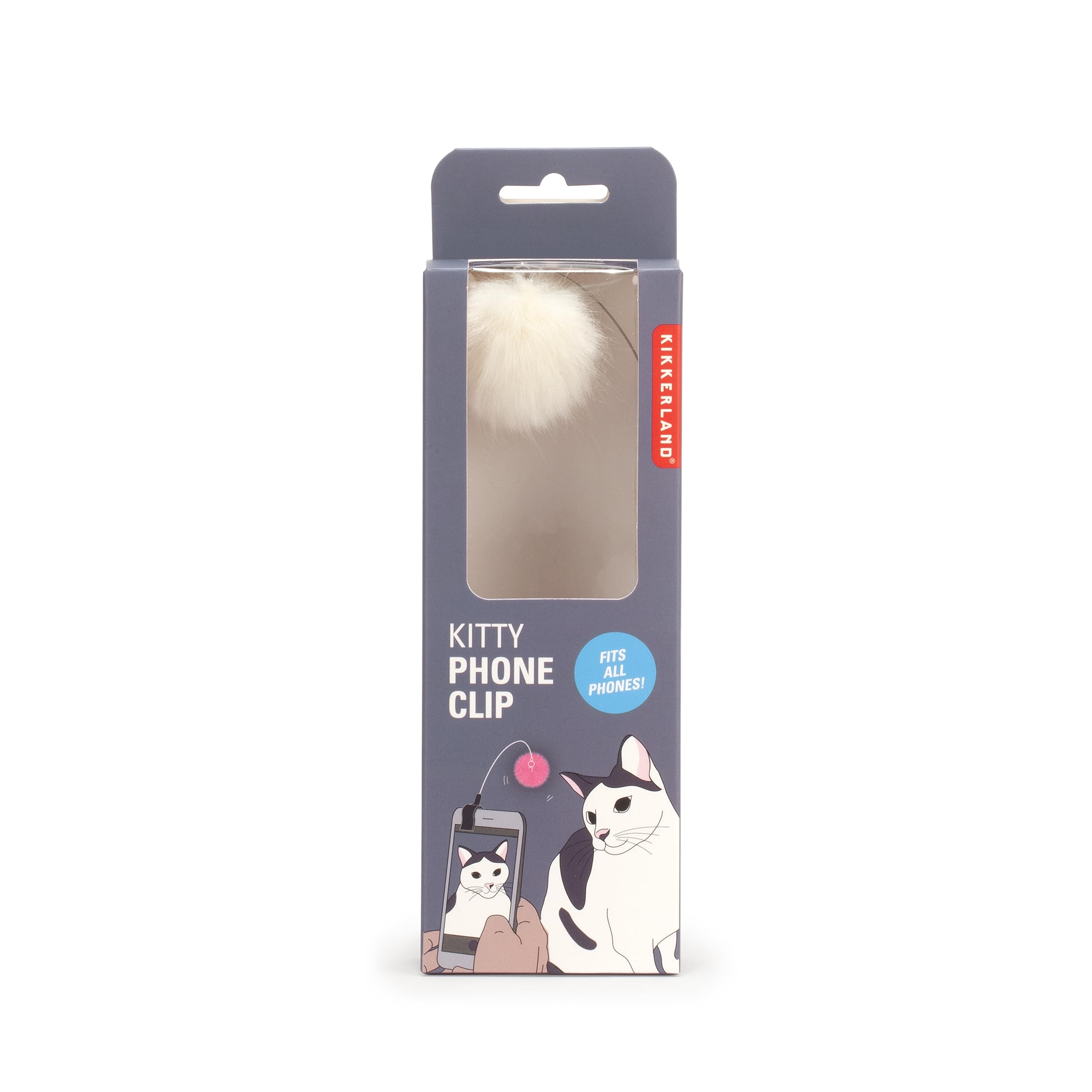 Kitty Phone Clip; Fits All Phones (1) Per Package