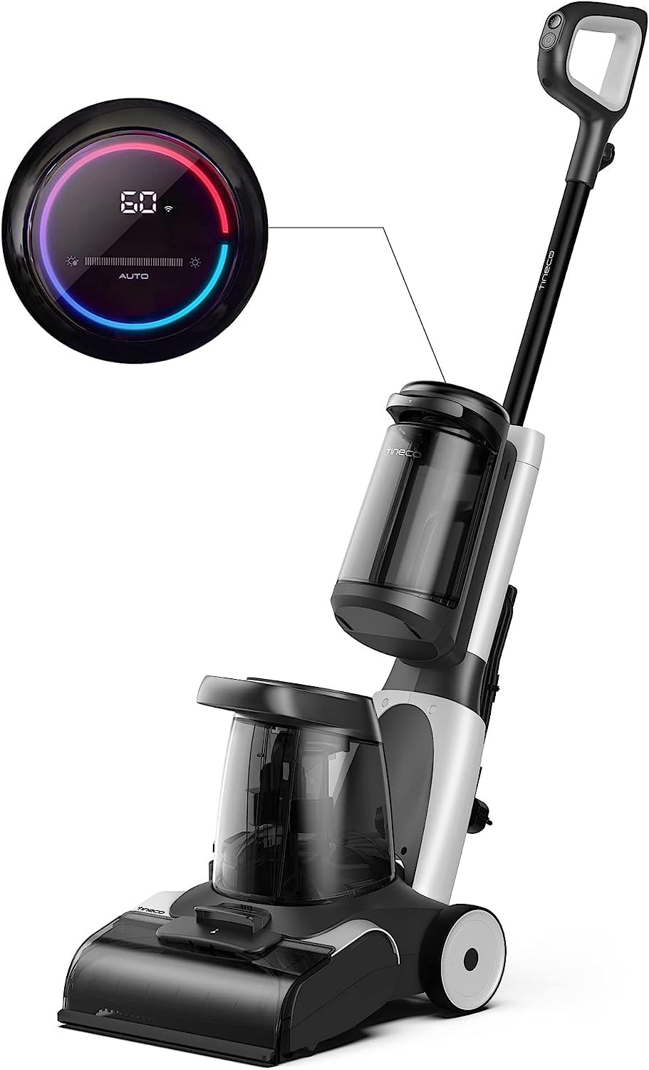 Tineco Carpet One Smart Carpet Cleaner Machine, Lightweight Carpet Shampooer And Portable Upholstery Cleaner With Led Display, P
